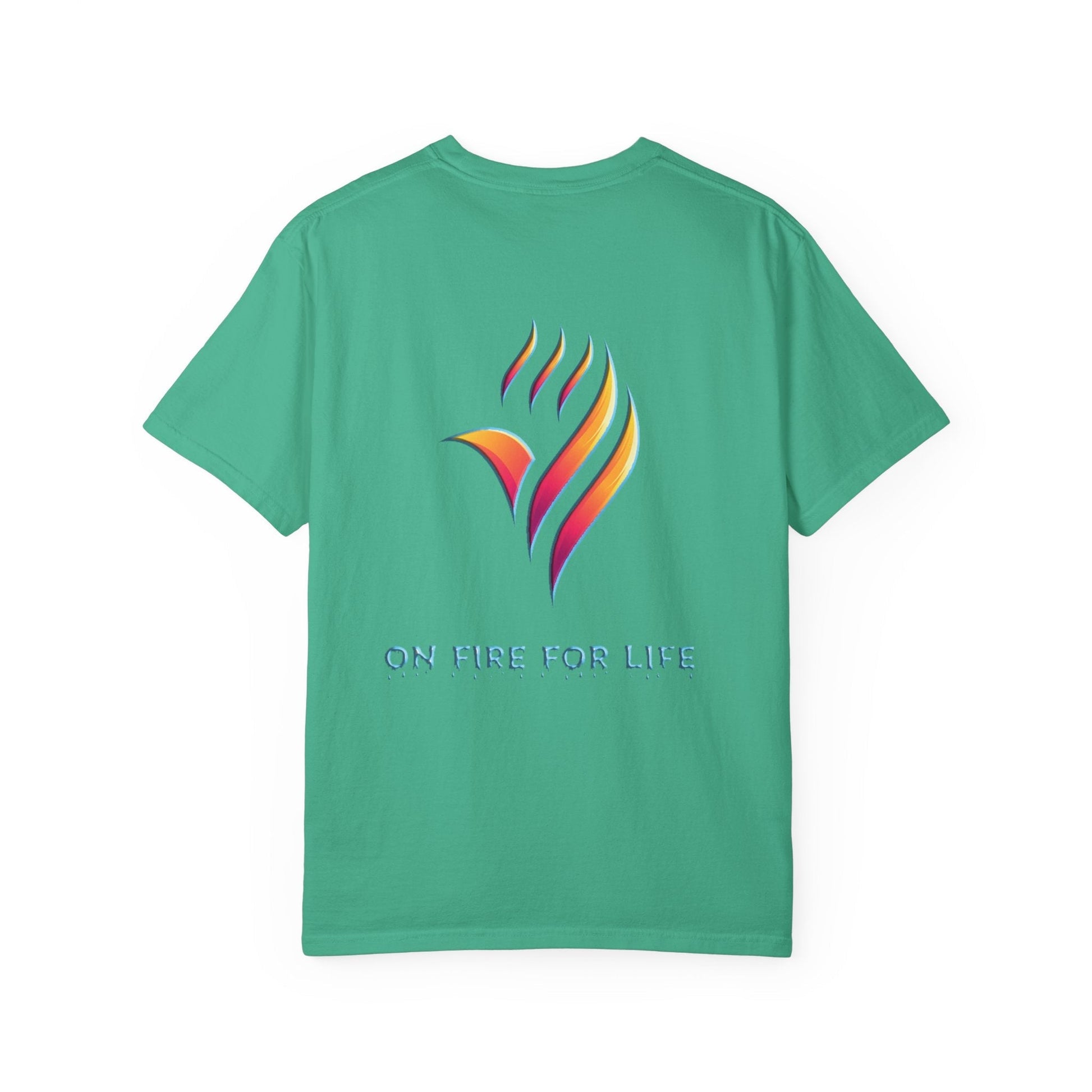 Unisex Garment-Dyed T-shirt - On Fire for Life Ethically Made