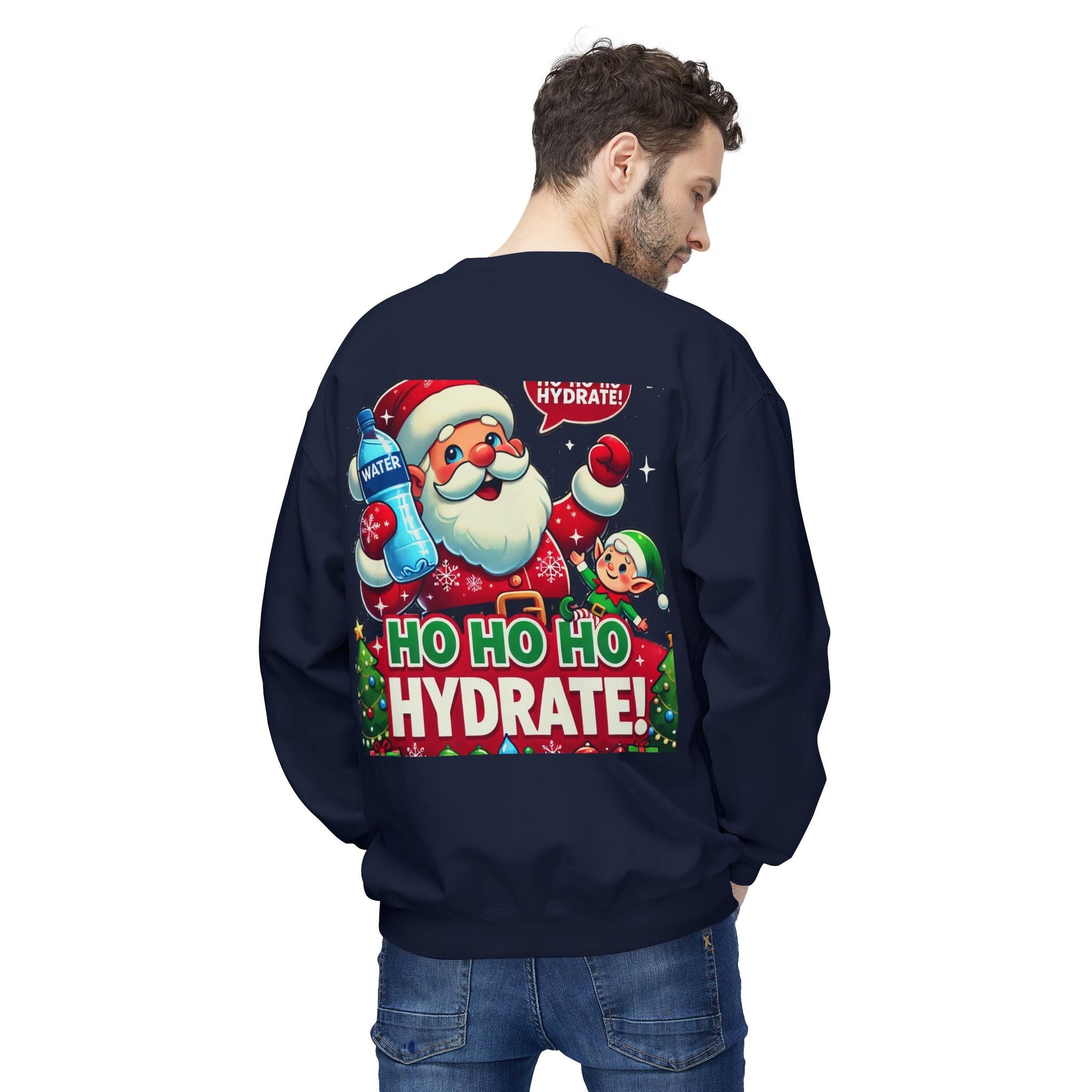Unisex Midweight Softstyle Fleece - Crewneck Sweatshirt Ho Hydrate
