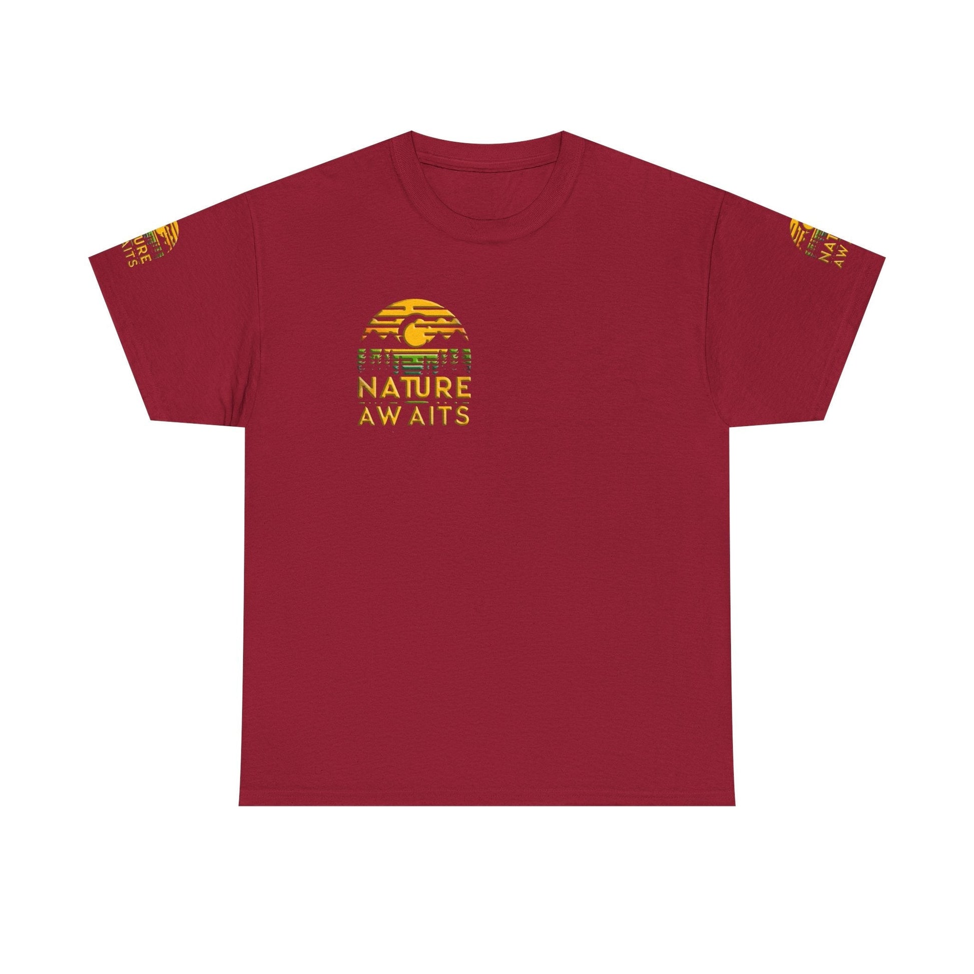 Unisex Heavy Cotton t-shirt nature Awaits t-shirt for Durability
