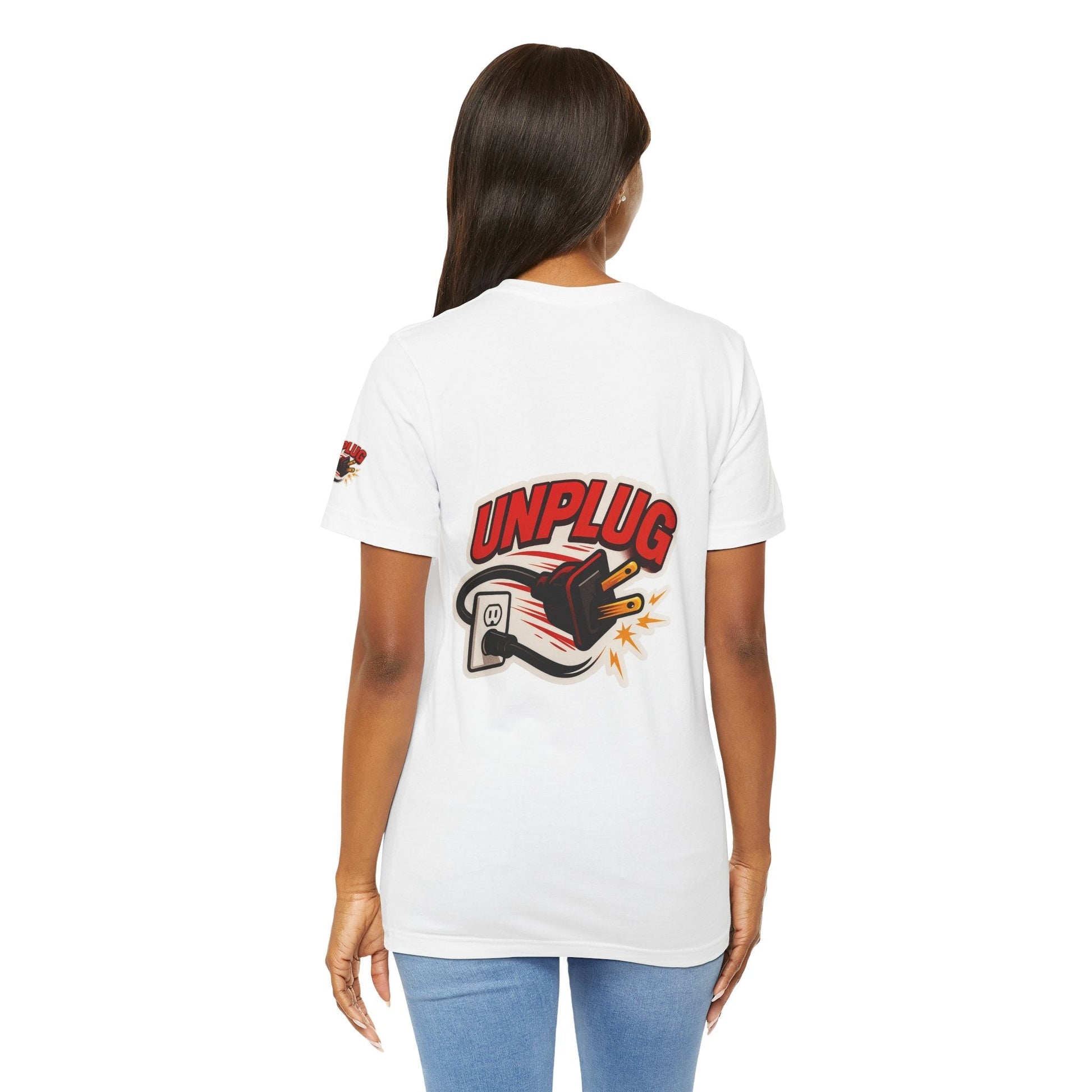 Unplugged Vibes T-shirt - Relax & Recharge Casual Graphic T-Shirt