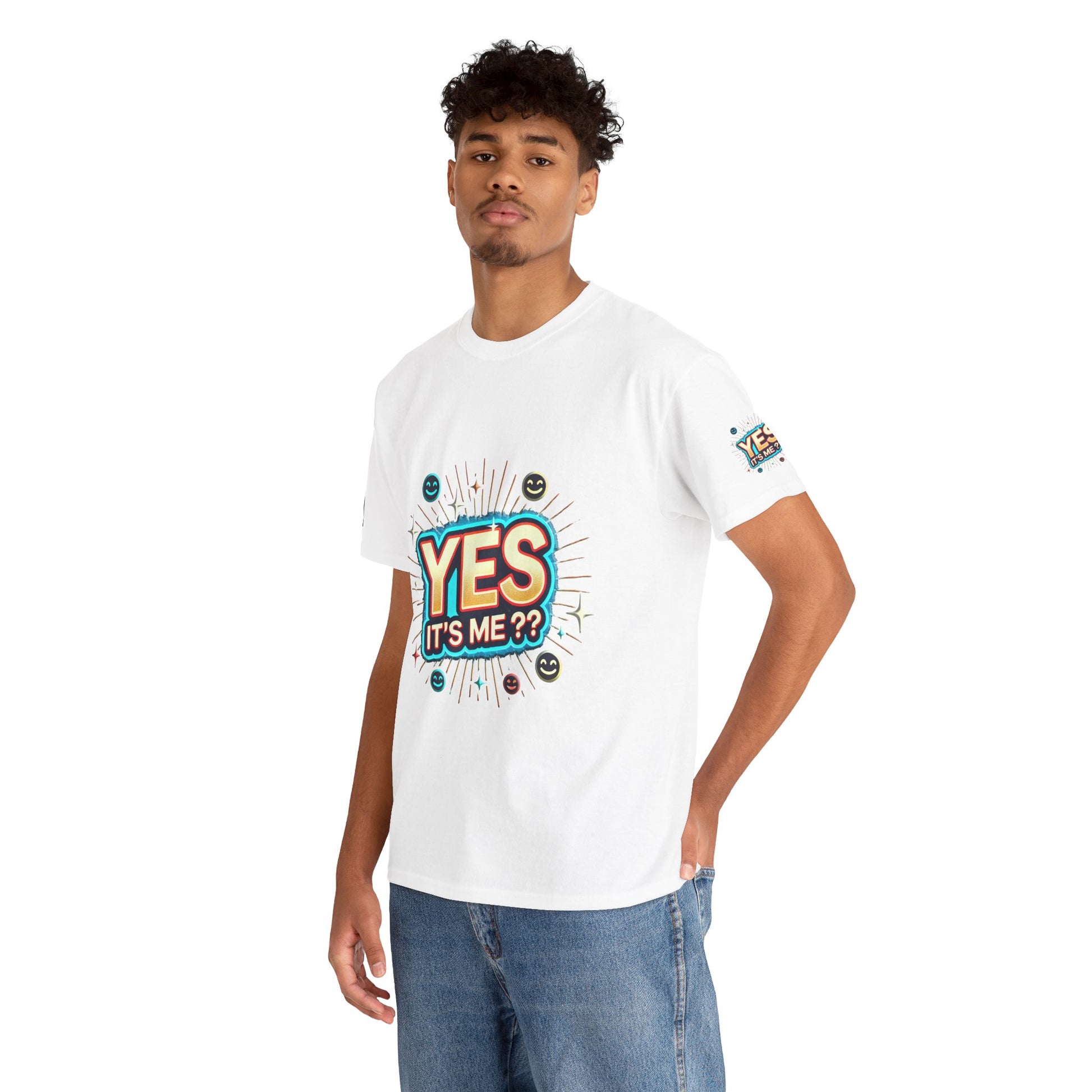 Unisex Heavy Cotton T-shirt Yes It's Me T-Shirt for Comfort