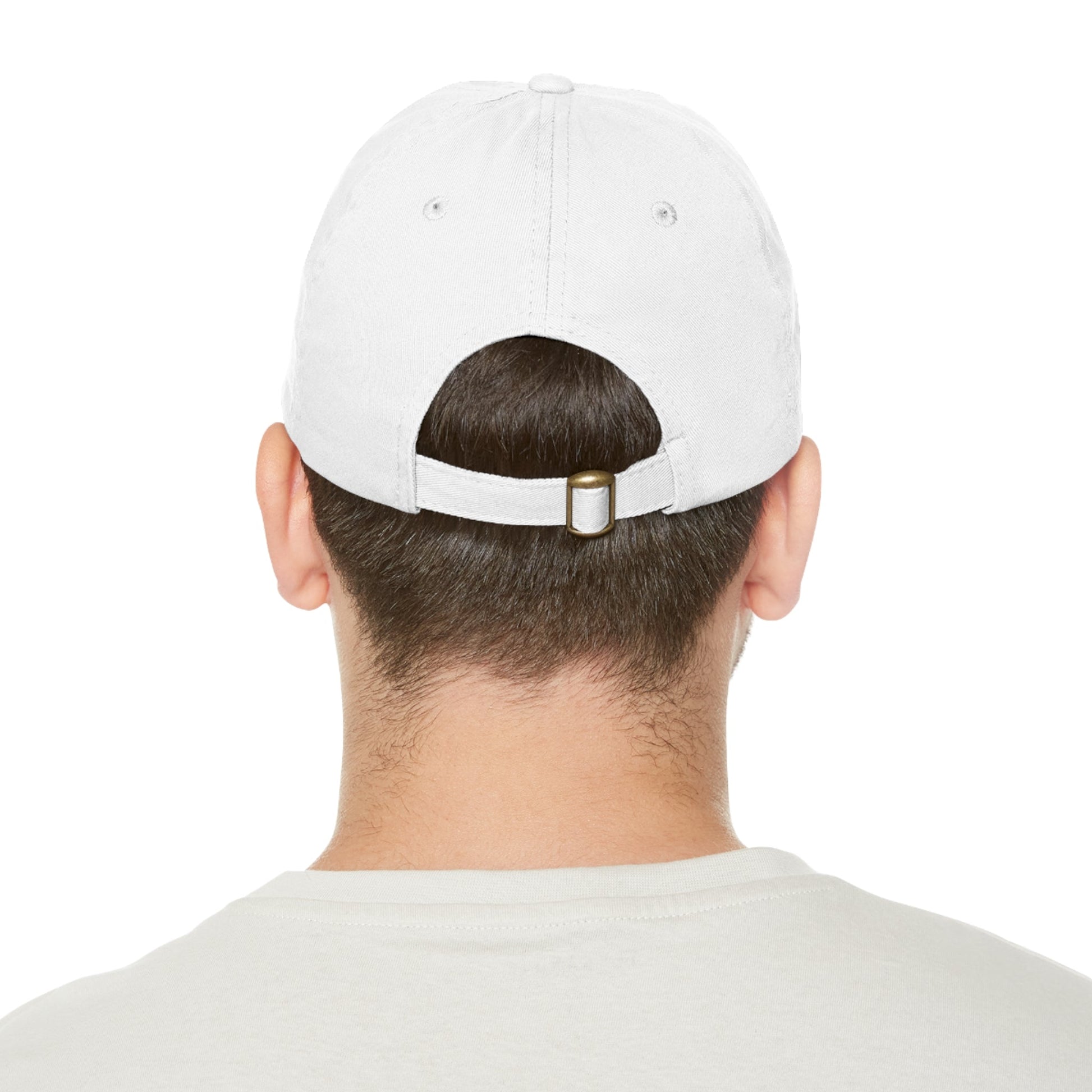 Dad Hat with Leather Patch - (Rectangle) "K- Series" Stylish Headwear