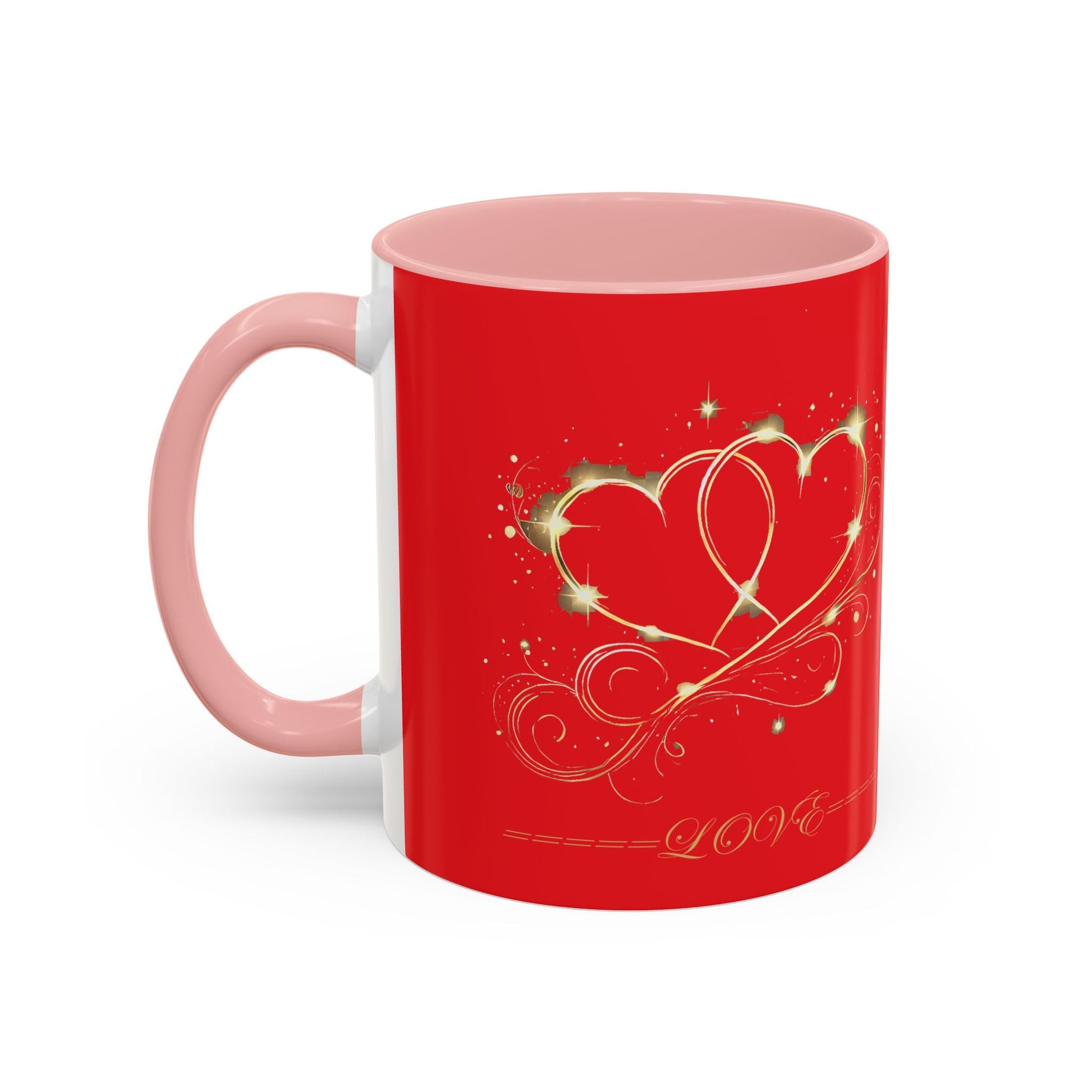 Accent Coffee Mug - (11, 15oz) Valentine Mug Special Bold Color