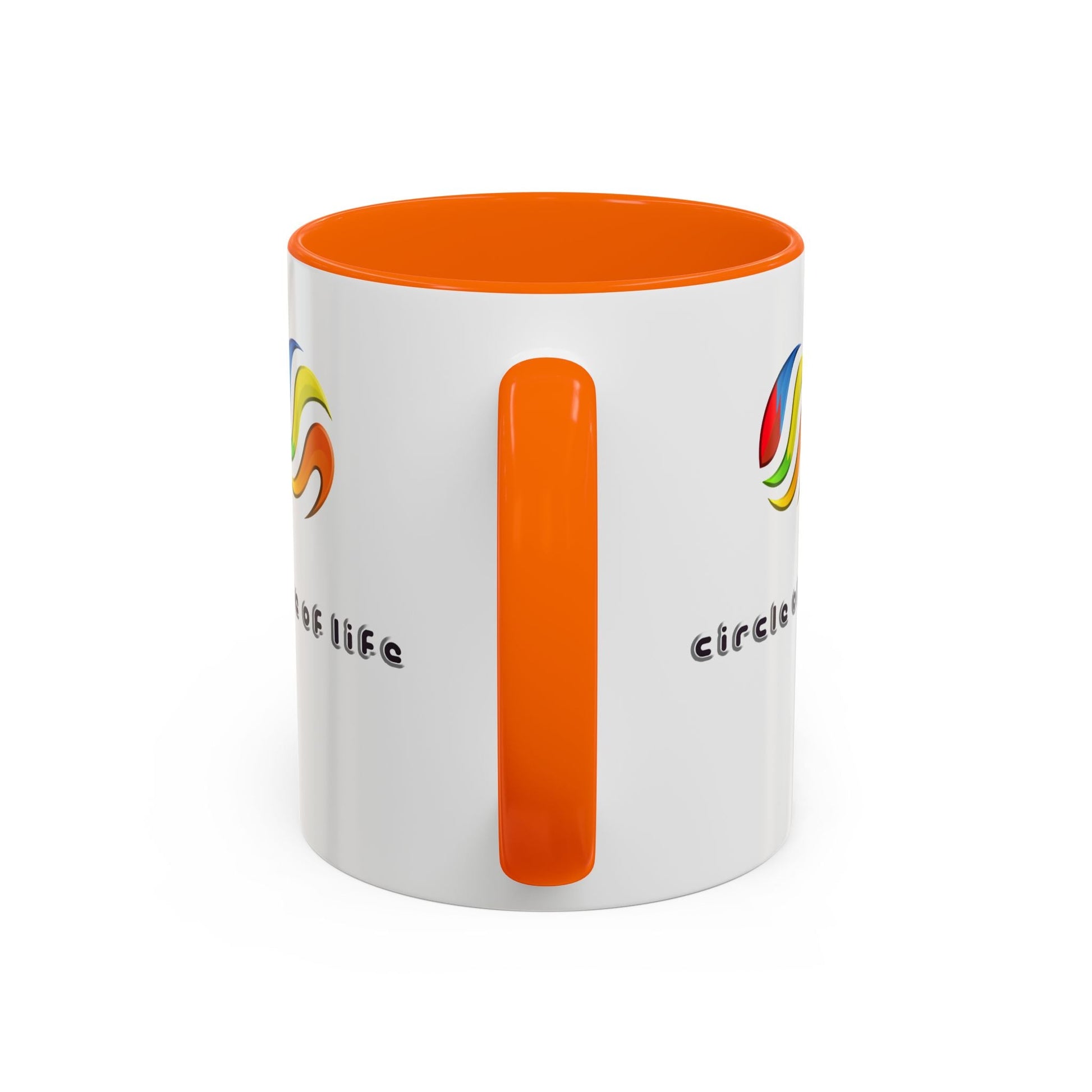 Accent Coffee Mug - (11, 15oz) Circle of Life Stylish Ceramic Mug