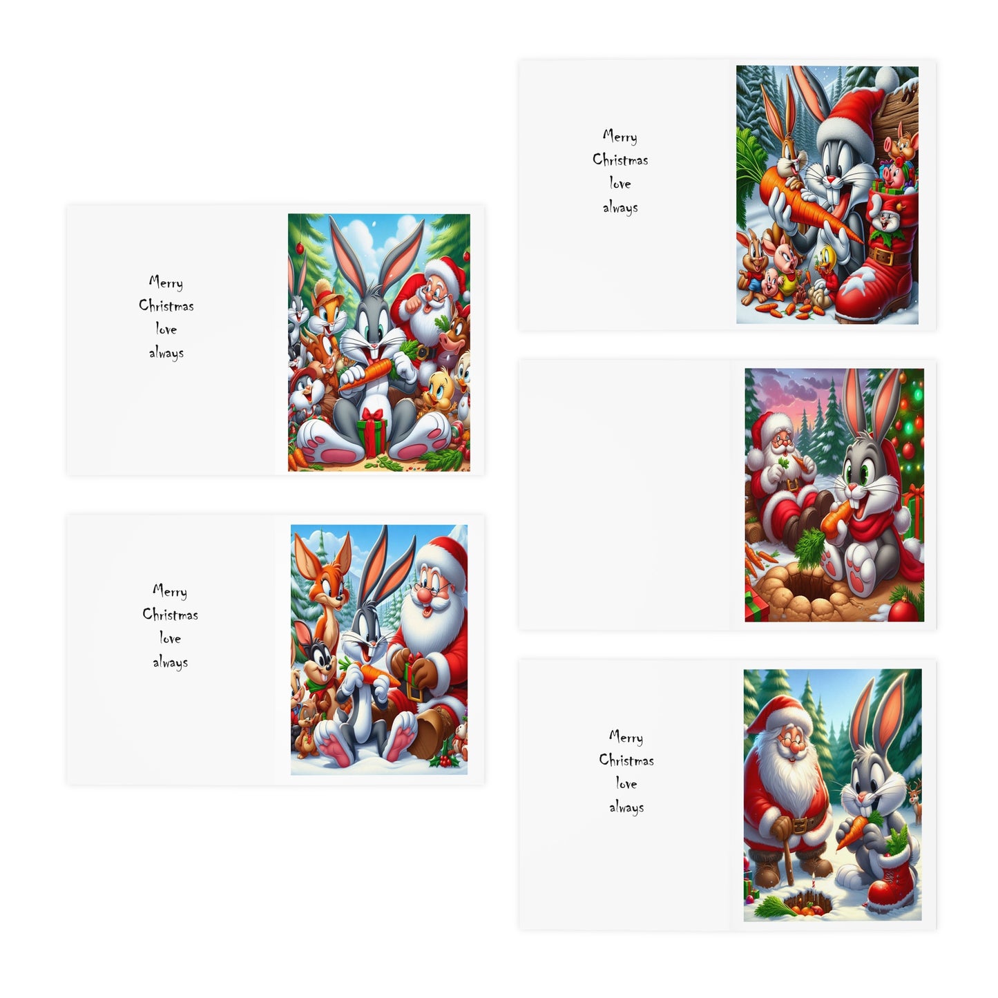 Multi-Design Greeting Cards (5-Pack)