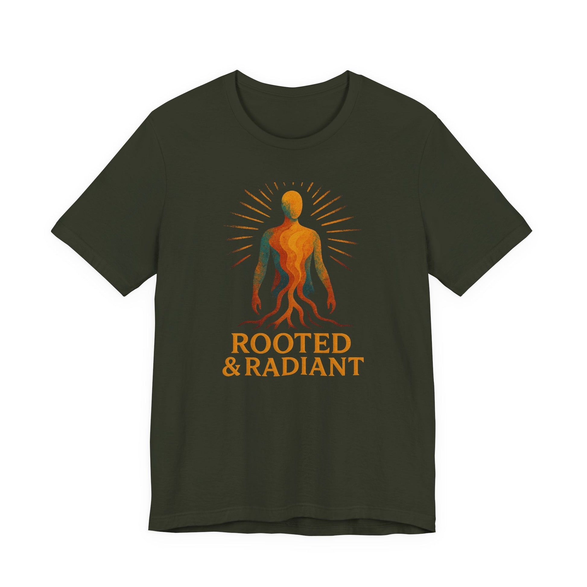 Rooted and Radiant T-shirt | Nature-Inspired Unisex Short Sleeve Tee