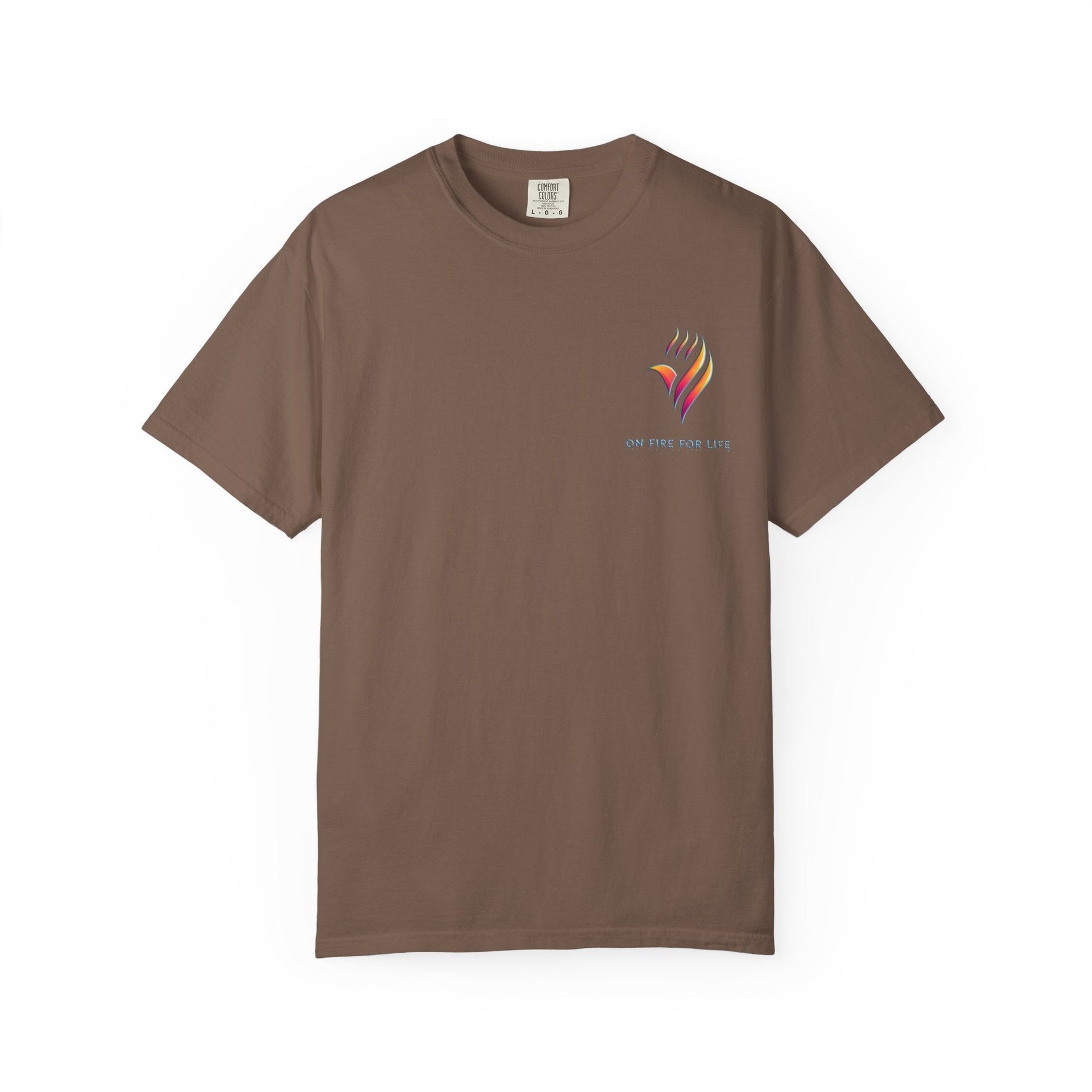 Unisex Garment-Dyed T-shirt - On Fire for Life Ethically Made
