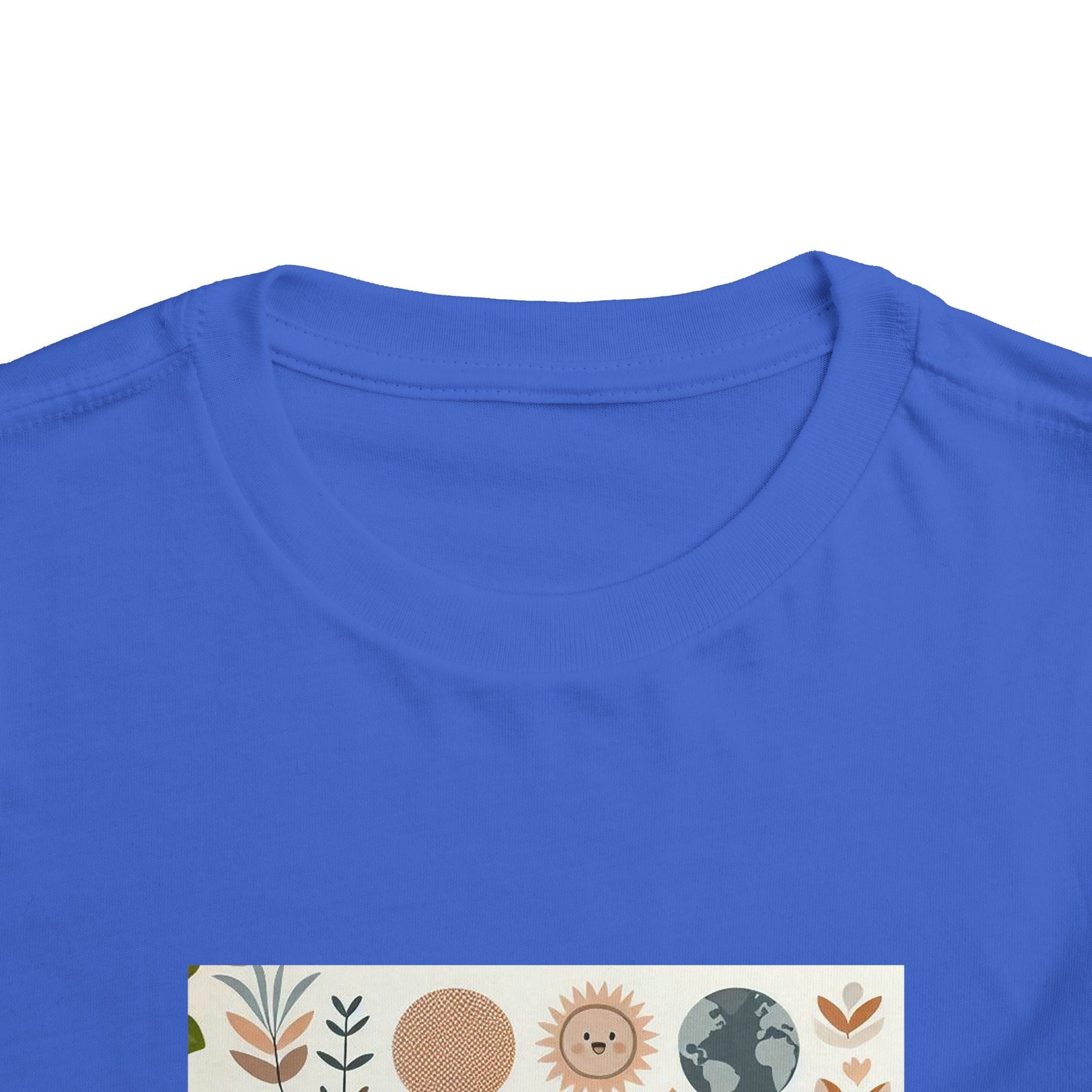 Eco-Friendly Toddler Short Sleeve T-shirt - with Nature Print
