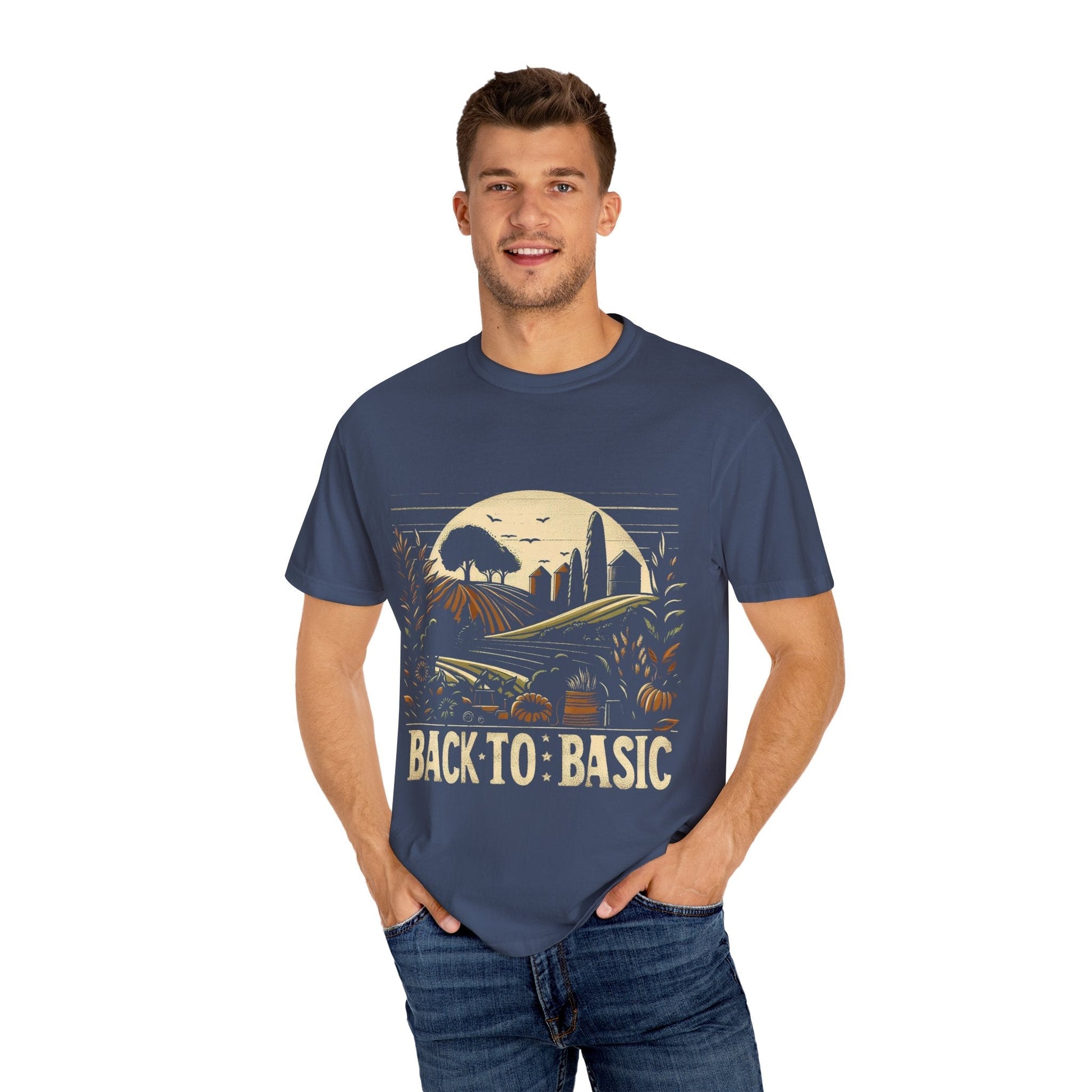 Unisex Garment-Dyed T-shirt - Back To Basic Ethically Made for Comfort