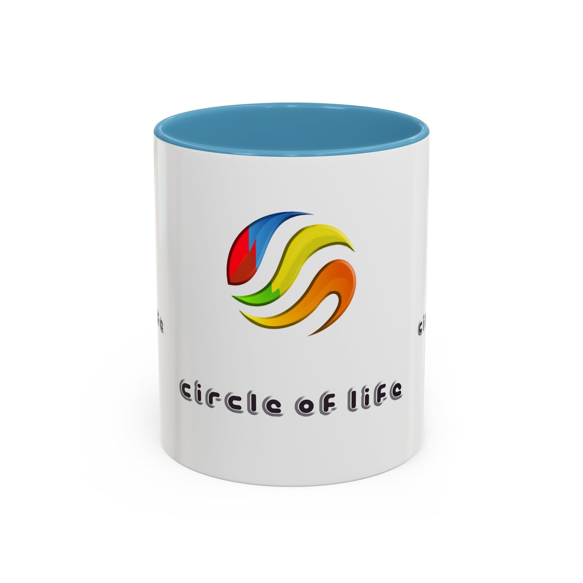 Accent Coffee Mug - (11, 15oz) Circle of Life Stylish Ceramic Mug