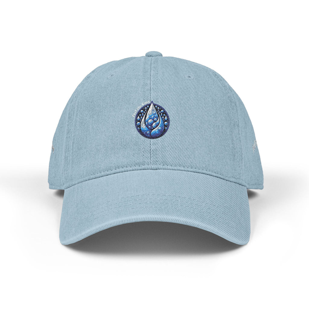 Embroidered Denim Hat – Cove Design for Nature Lovers Feel the Cool