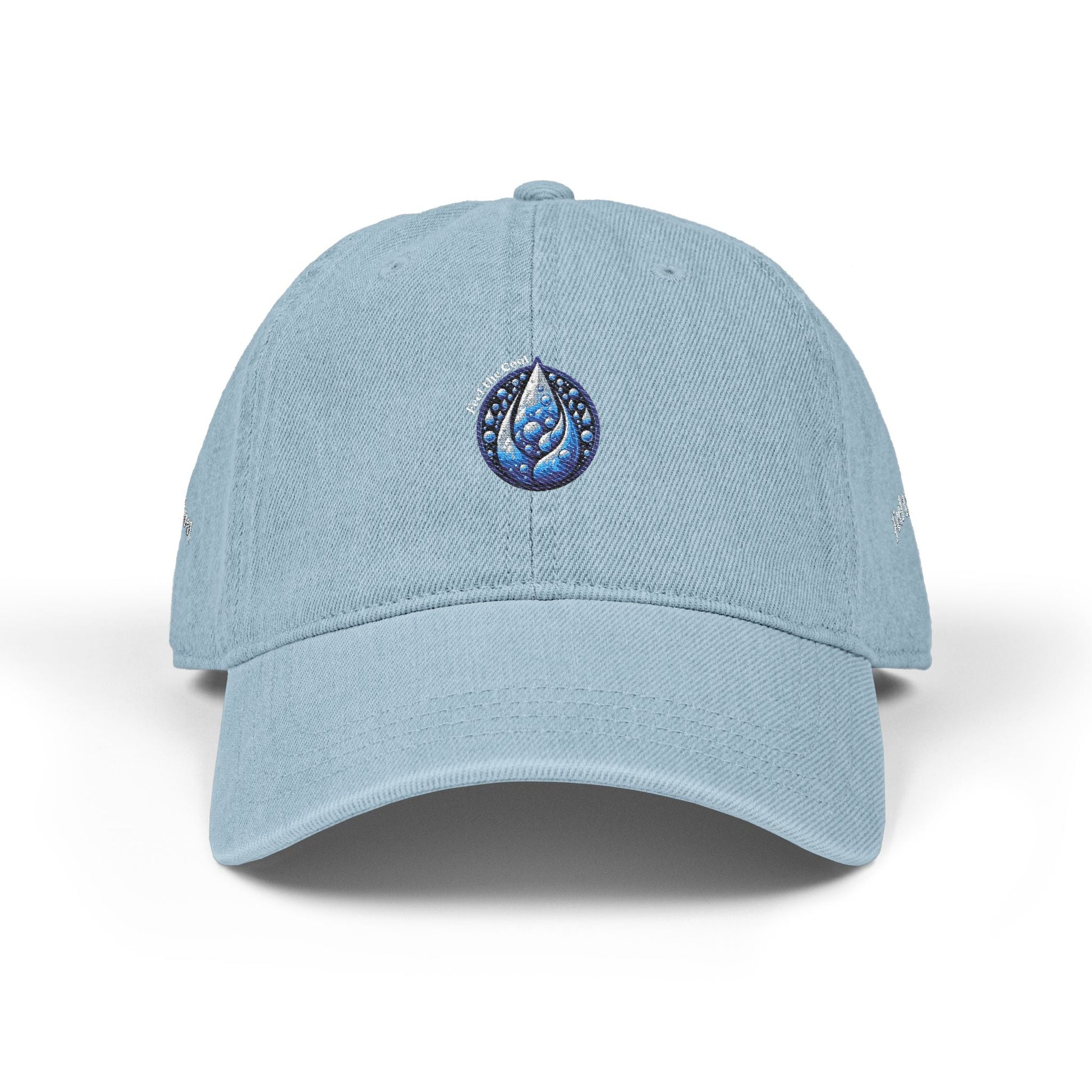 Embroidered Denim Hat – Cove Design for Nature Lovers Feel the Cool