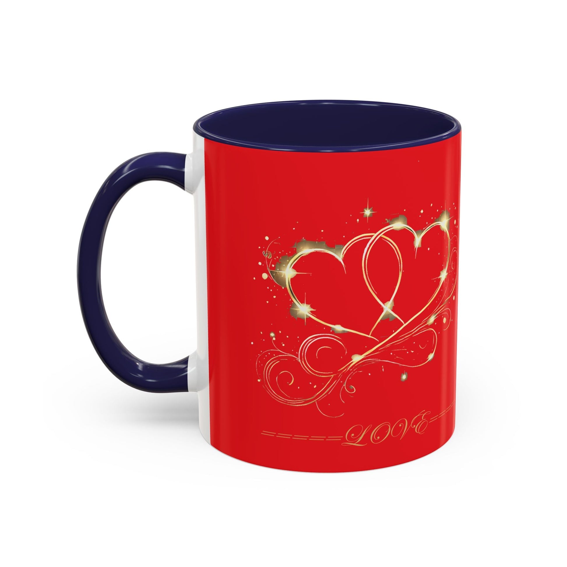 Accent Coffee Mug - (11, 15oz) Valentine Mug Special Bold Color