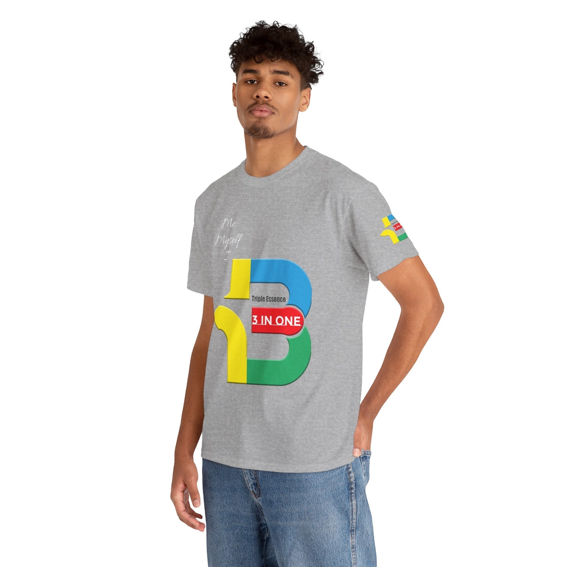 Unisex Heavy Cotton t-shirt 3 in one t-shirt for Comfort & Durability.