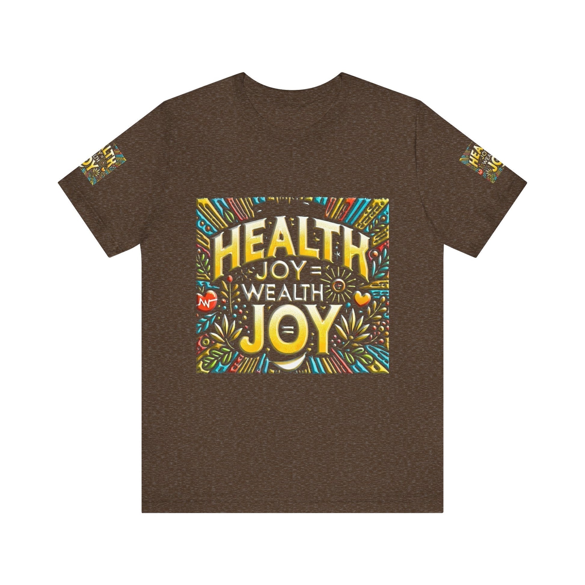 Unisex Jersey Short Sleeve T-shirt – Health Joy - Wealth Joy | Comfy Fit
