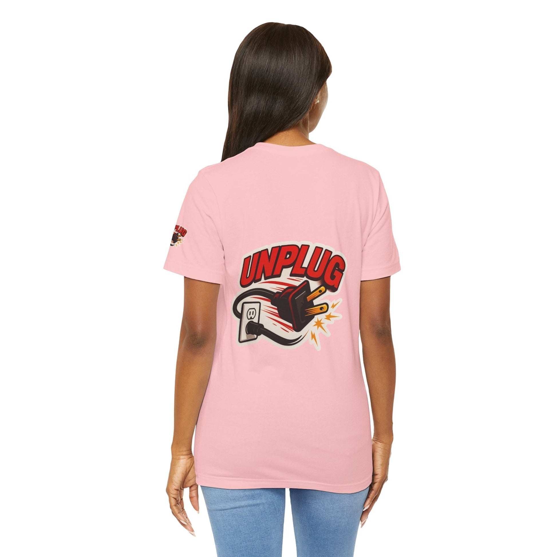 Unplugged Vibes T-shirt - Relax & Recharge Casual Graphic T-Shirt