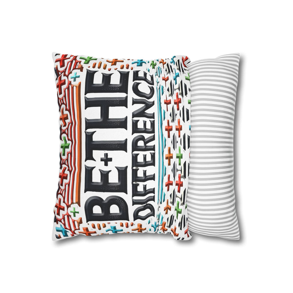 Spun Polyester Square Pillowcase