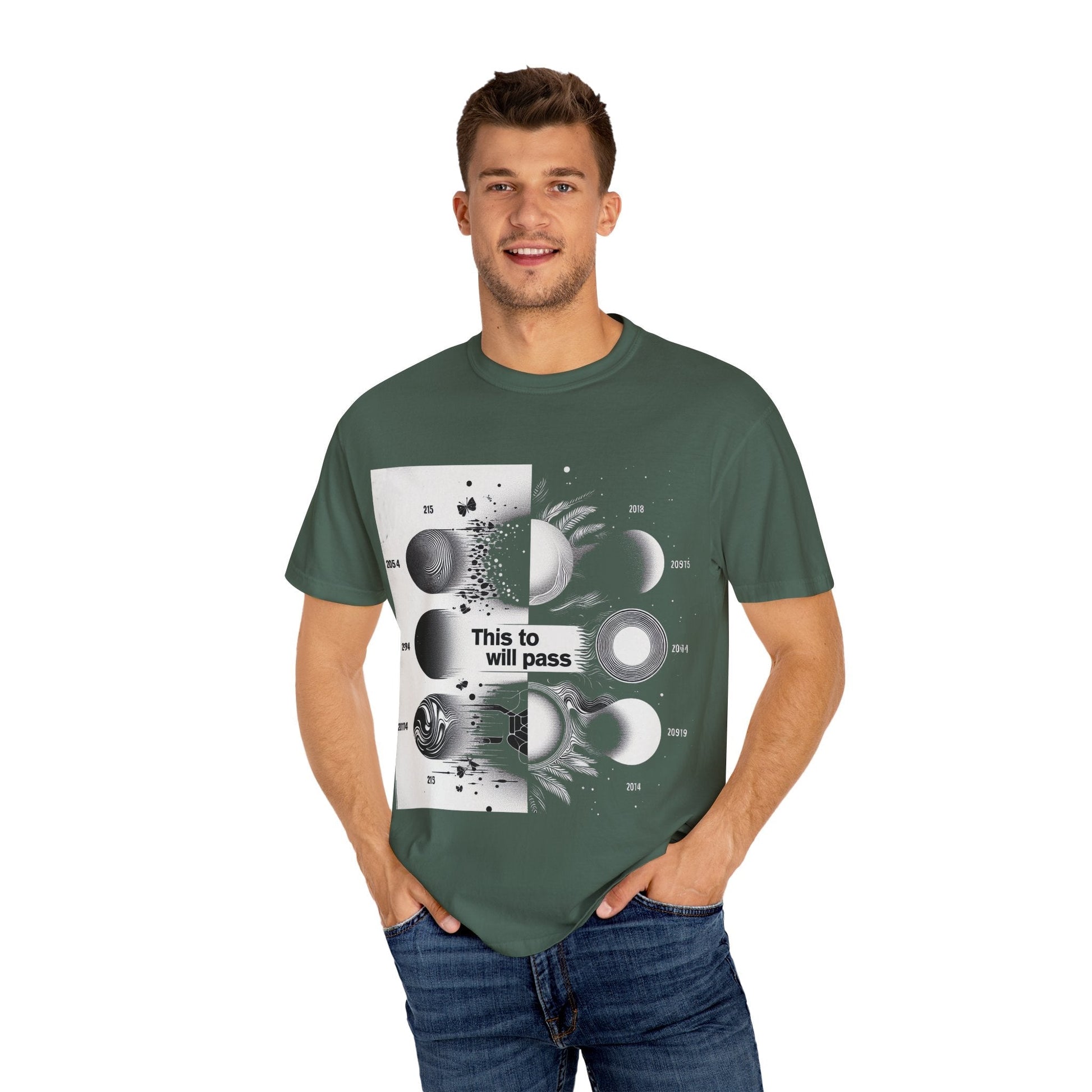 Unisex Garment-Dyed T-shirt This Too Shall Pass - Be Faithful