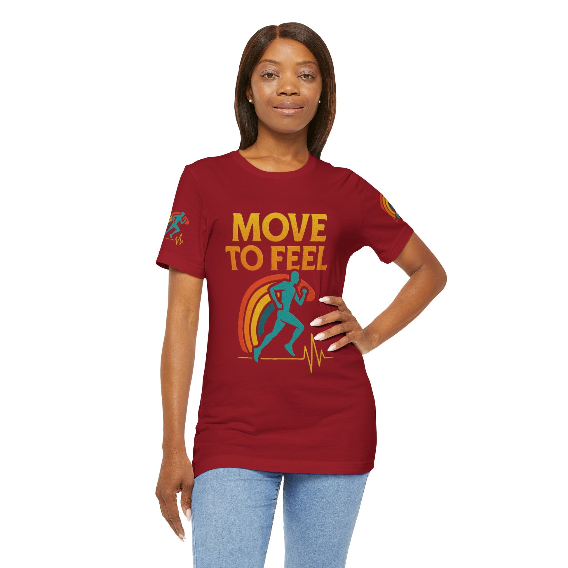 Unisex Fitness Motivational t-shirt | Inspire Move To Feel Active Style