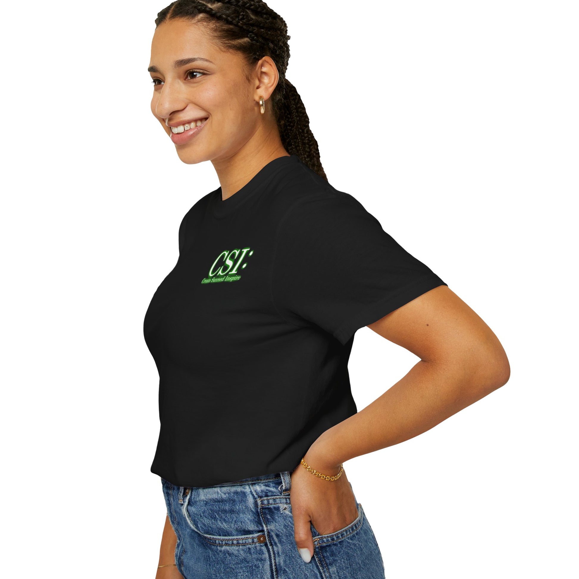 Unisex Garment-Dyed T-Shirt - CSI: Create Succeed Inspire