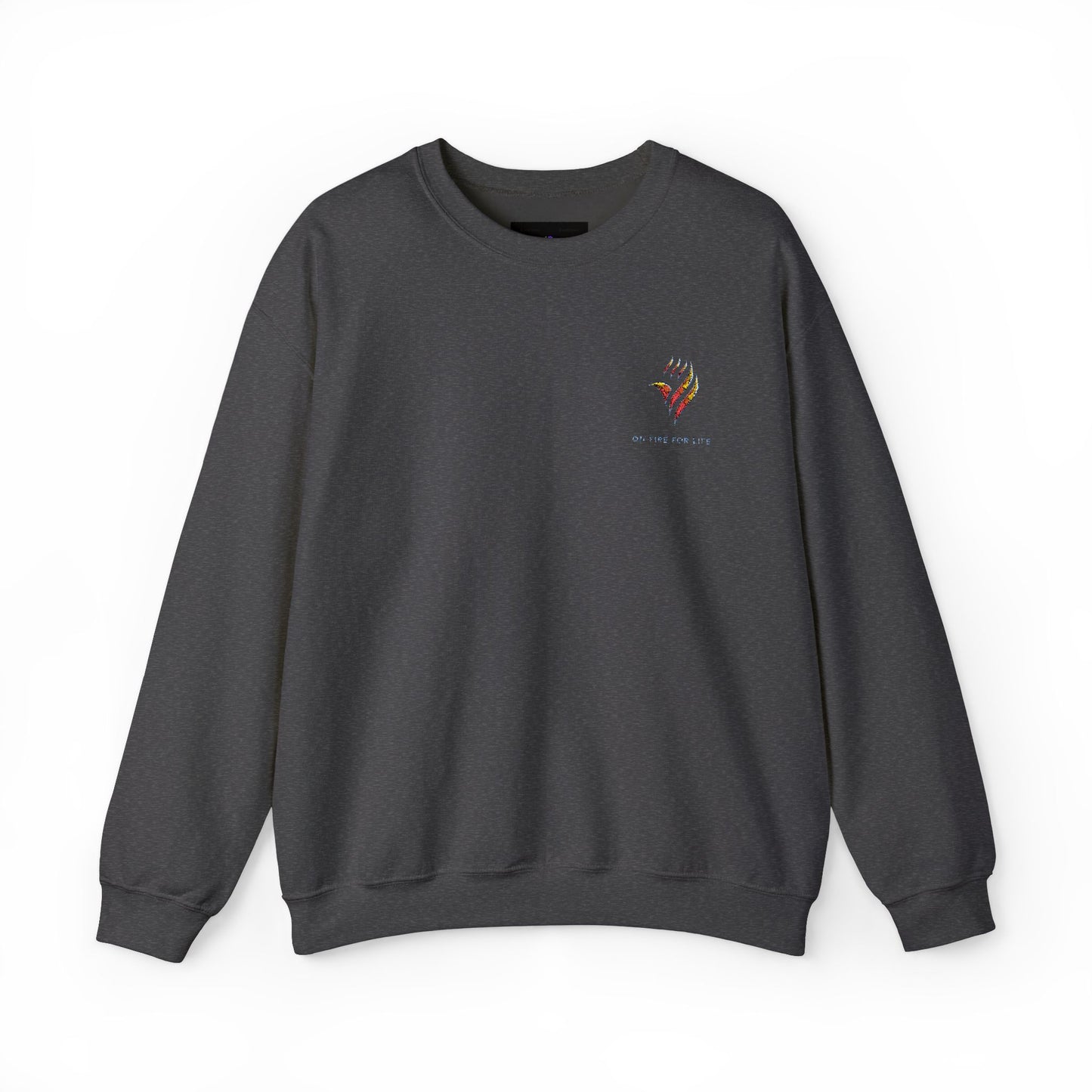 Unisex Heavy Blend™ Crewneck Sweatshirt" On Fire For Life"