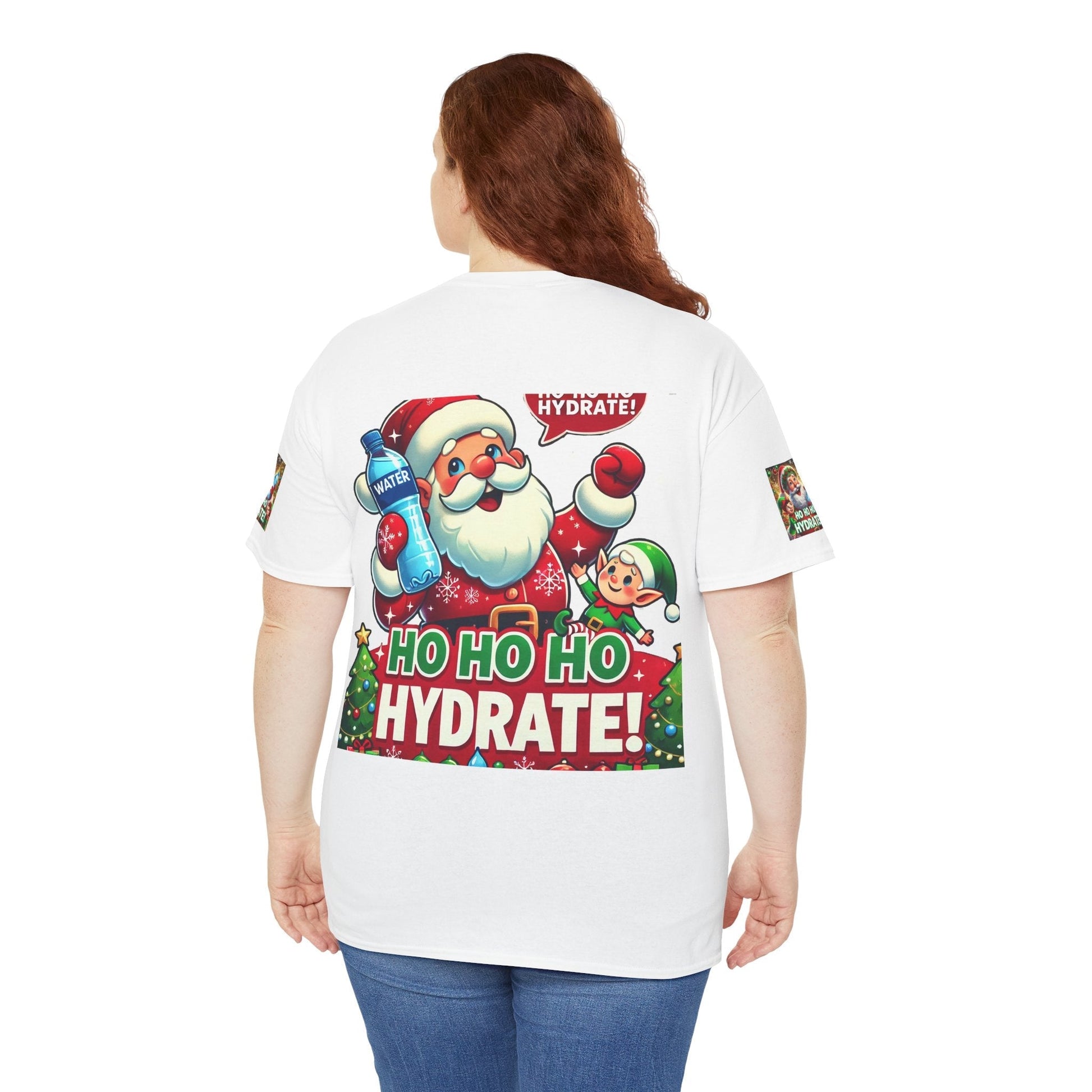 Unisex Heavy Cotton T-shirt - Christmas Tee- Have A Happy Season