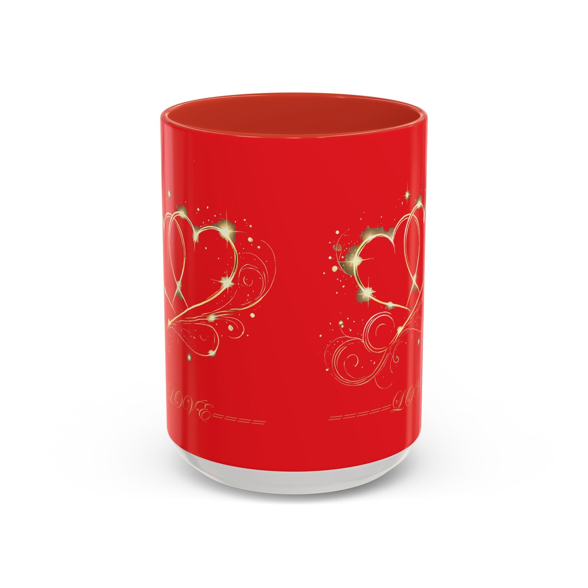 Accent Coffee Mug - (11, 15oz) Valentine Mug Special Bold Color