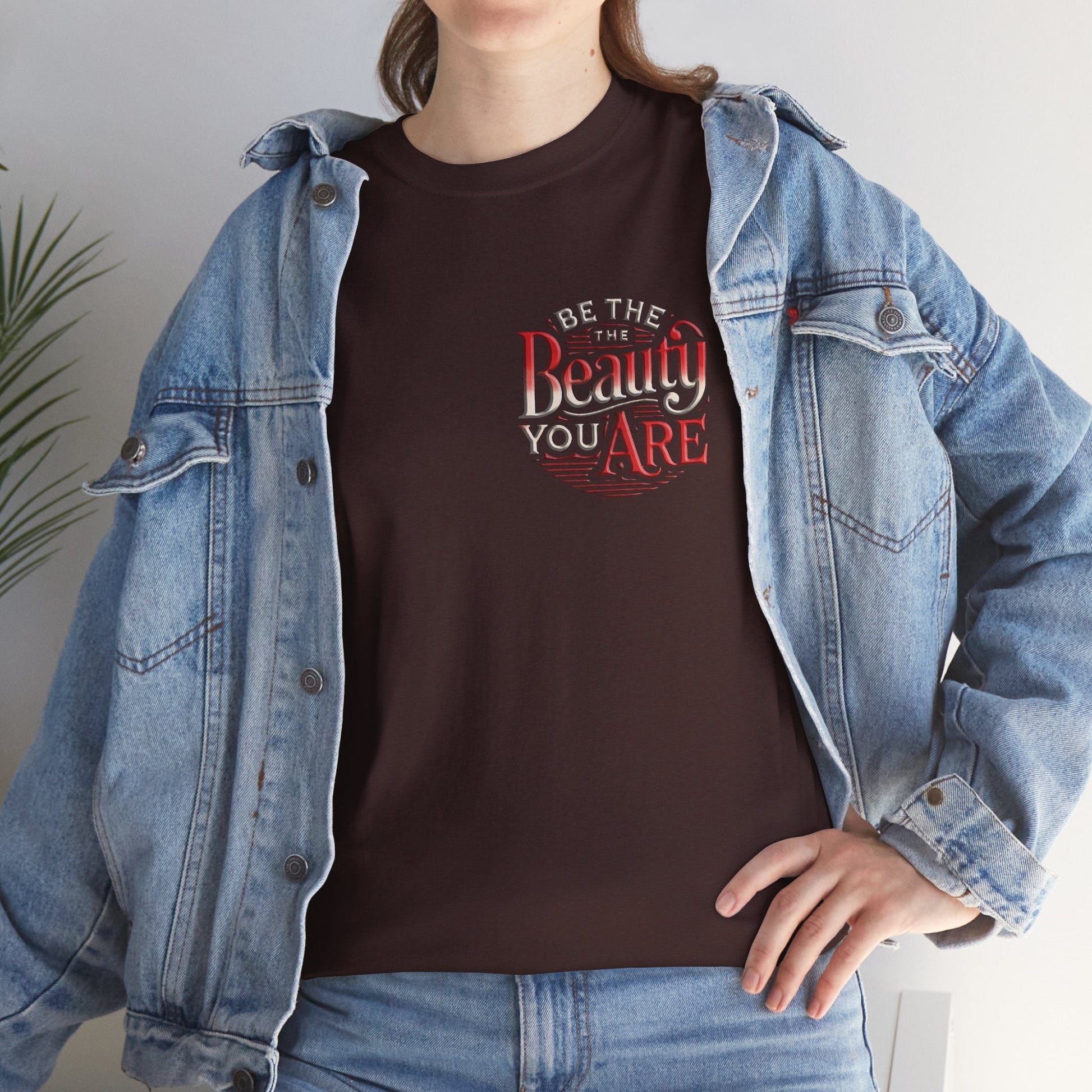 Unisex Heavy Cotton T-shirt - Be the Beauty You Are  Classic & Comfy