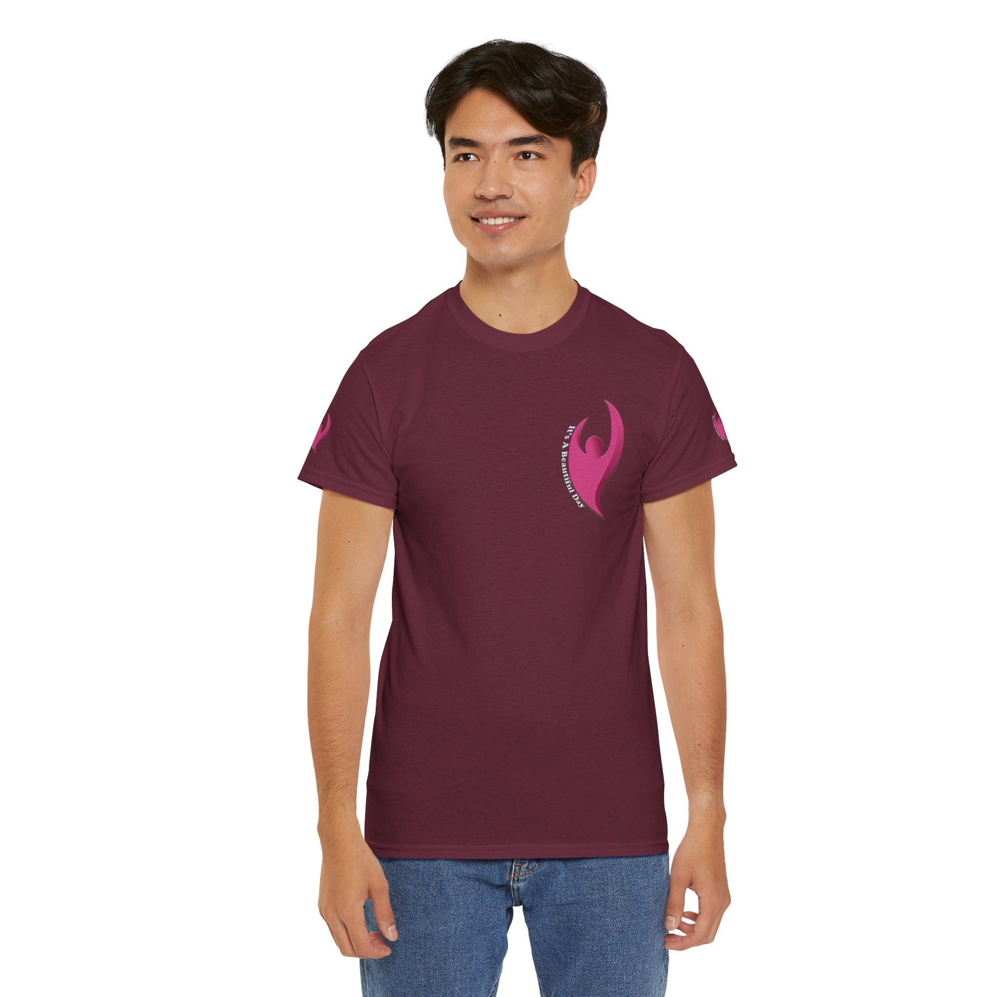 Unisex Beautiful Day Heavy Cotton T-shirt -Classic Comfort & Style