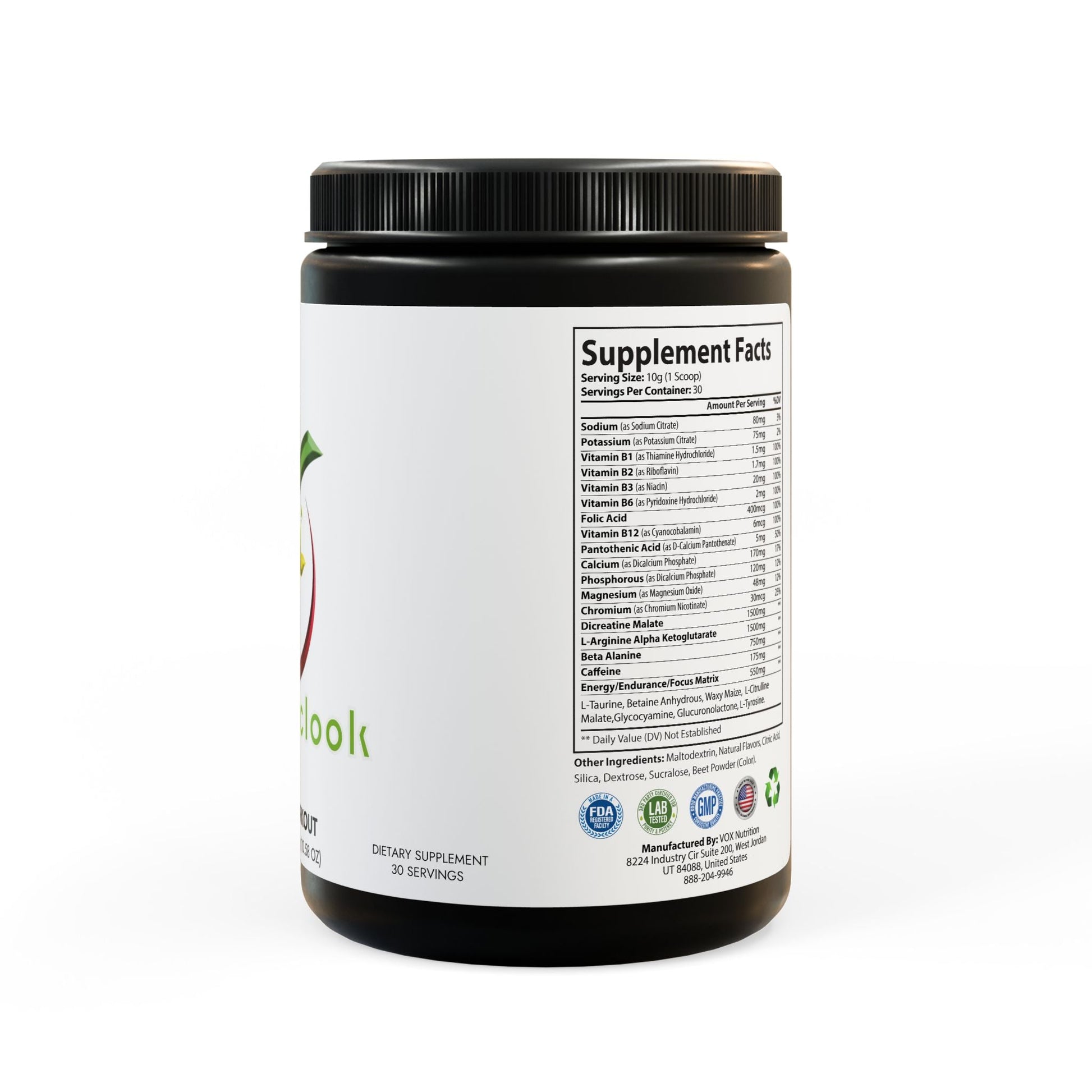 Pre-Workout Supplement for Energy, Endurance & Peak Performance