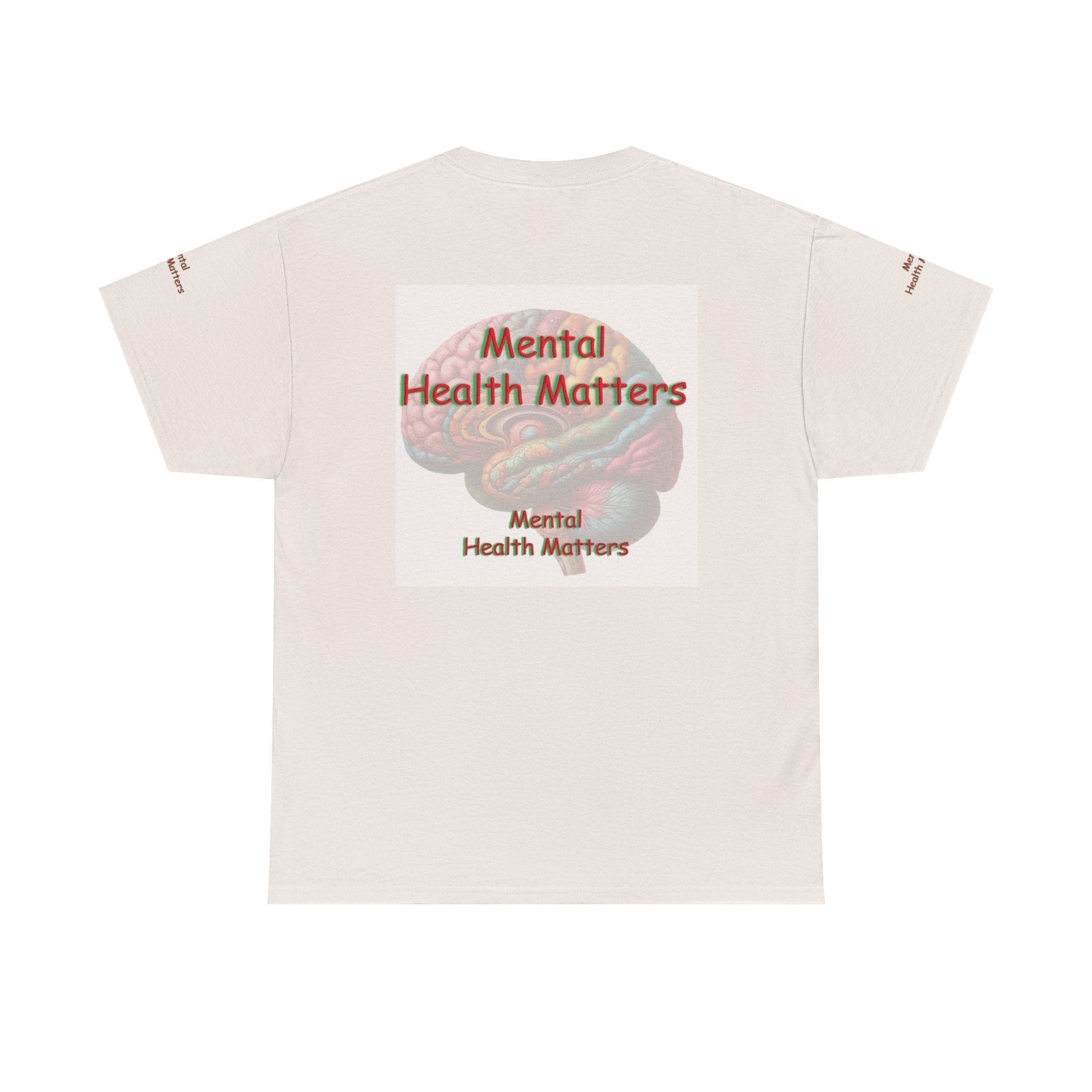 Unisex Heavy Cotton Tee - Mental Health Matters - Stay Focus