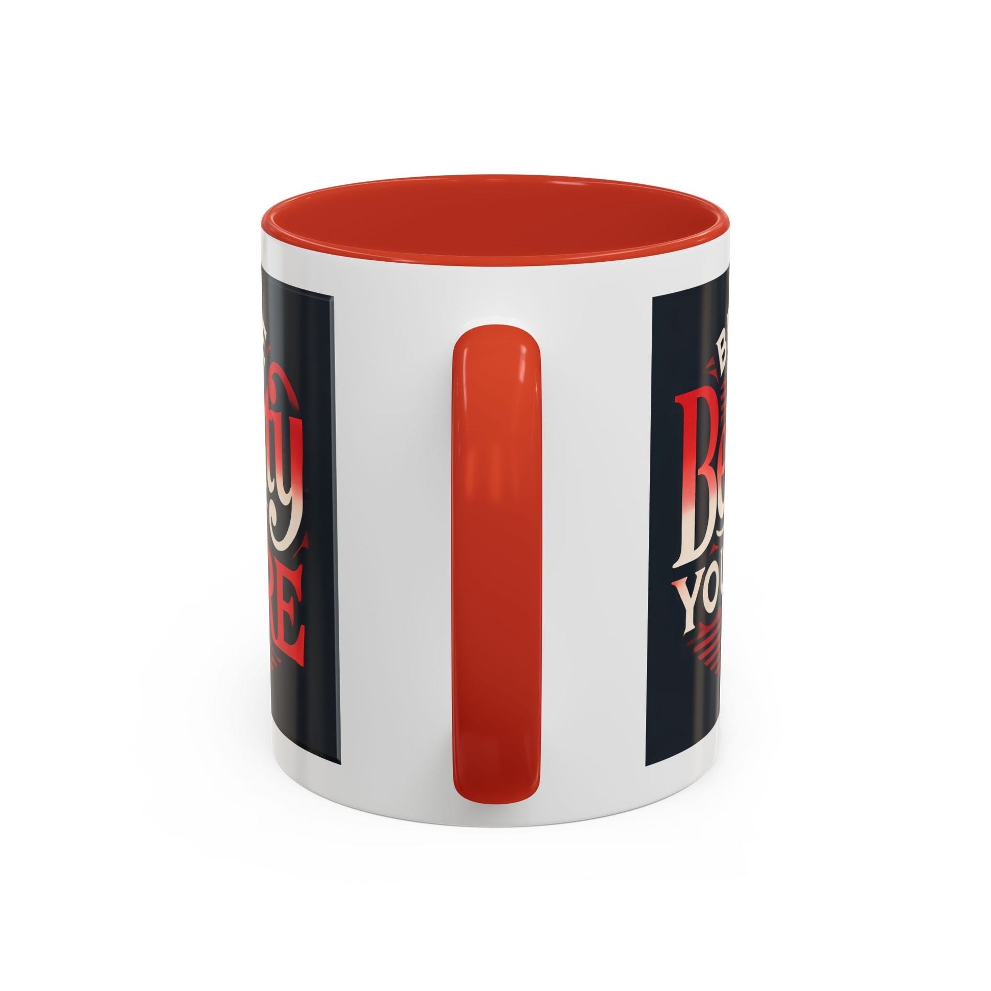 Accent Coffee Mug  - Be The Beauty You Are Stylish Ceramic Bold Color