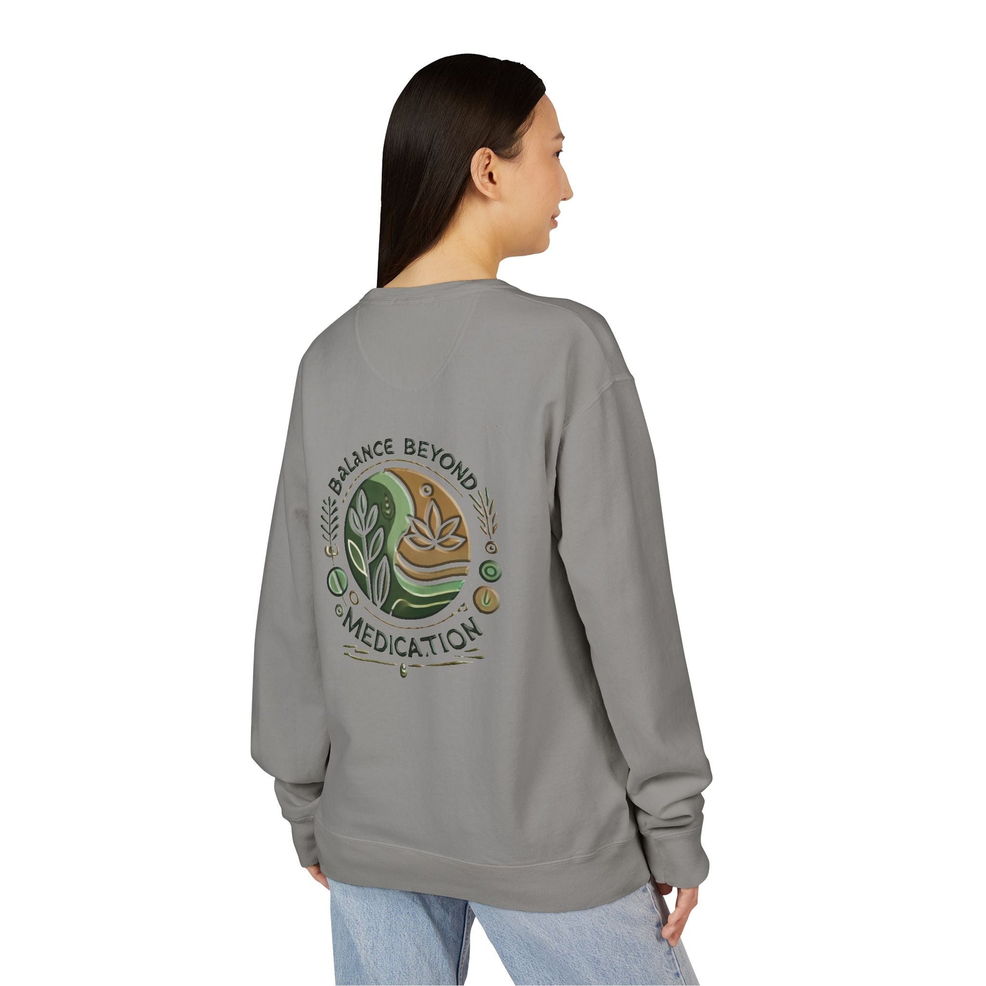 Unisex ComfortWash Garment Dyed - Crewneck Balance Beyond Medication