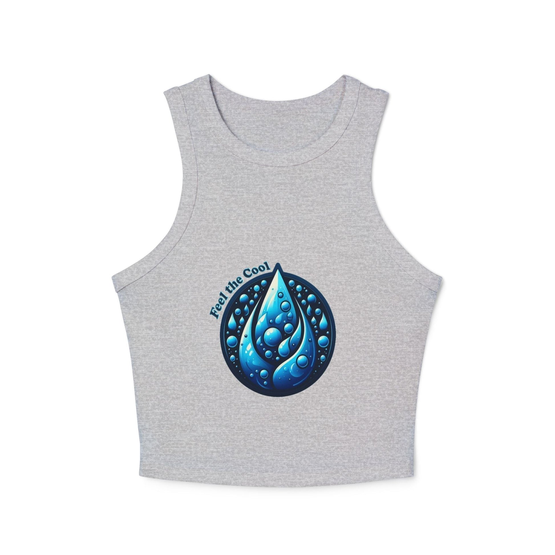 Womens Micro Rib Racer Tank Top