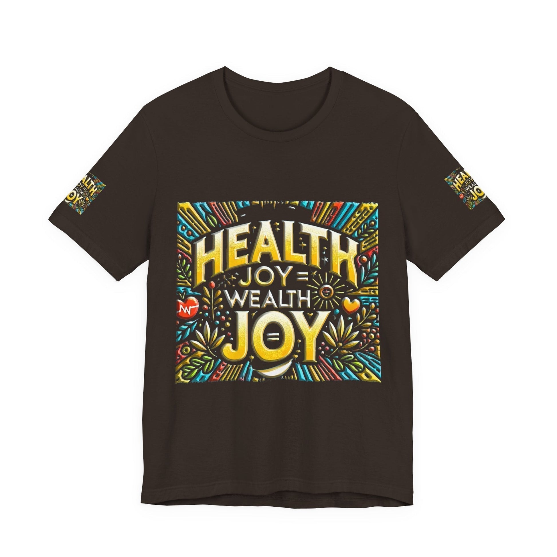 Unisex Jersey Short Sleeve T-shirt – Health Joy - Wealth Joy | Comfy Fit