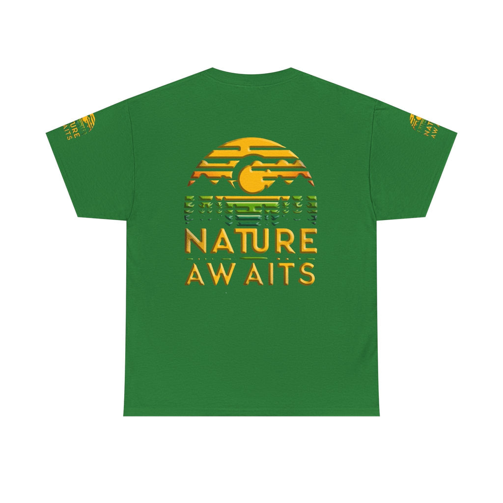 Unisex Heavy Cotton t-shirt nature Awaits t-shirt for Durability