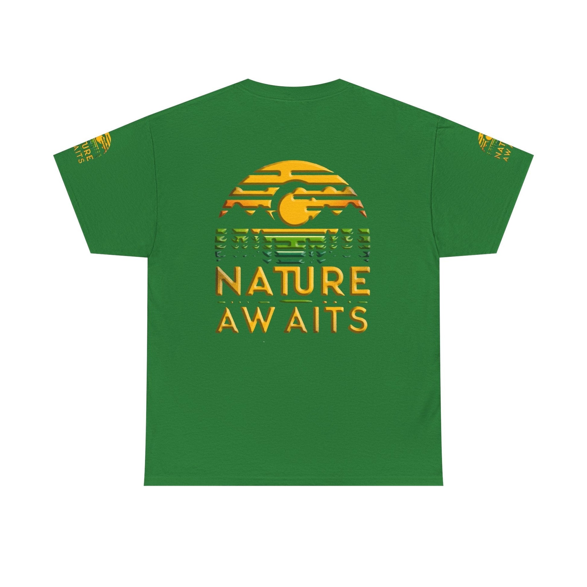Unisex Heavy Cotton t-shirt nature Awaits t-shirt for Durability