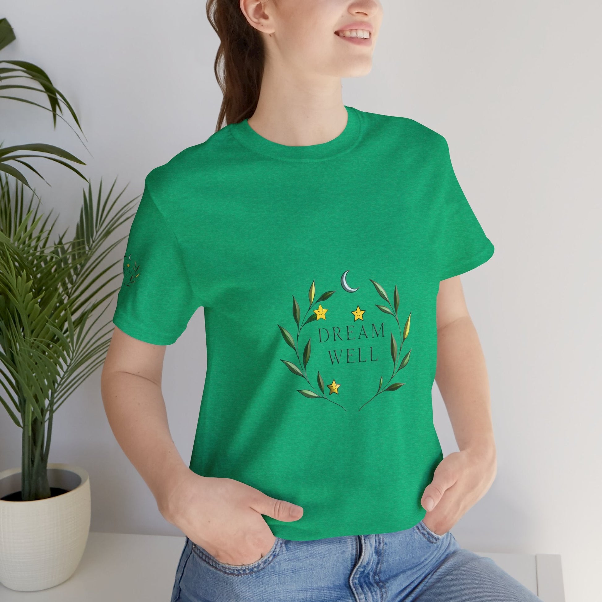 Dream Well Unisex Jersey T-shirt | Relaxed Fit, Care, or Relaxation