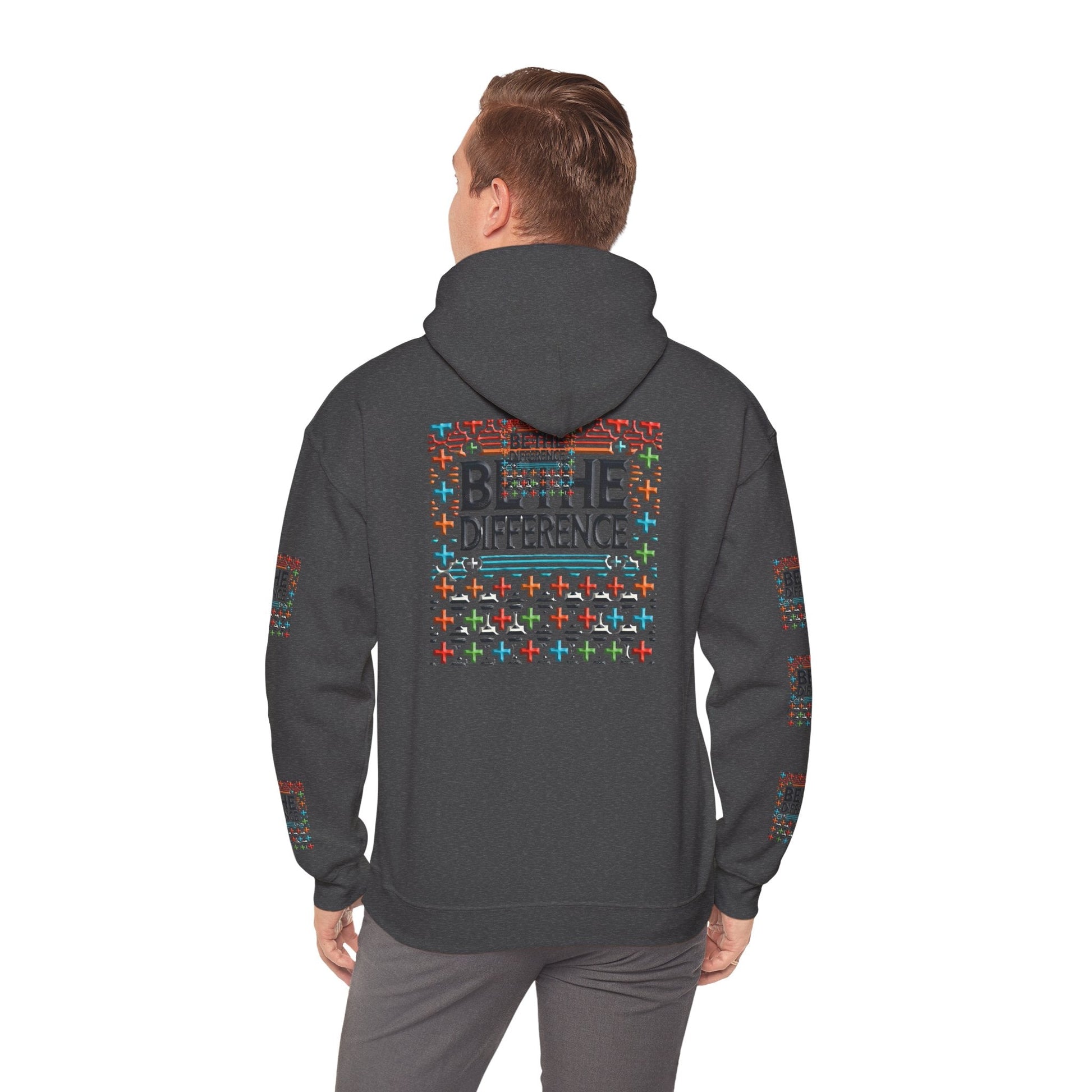 Heavy Blend - Hooded Sweatshirt Be The Difference Cozy, Soft, Stylish