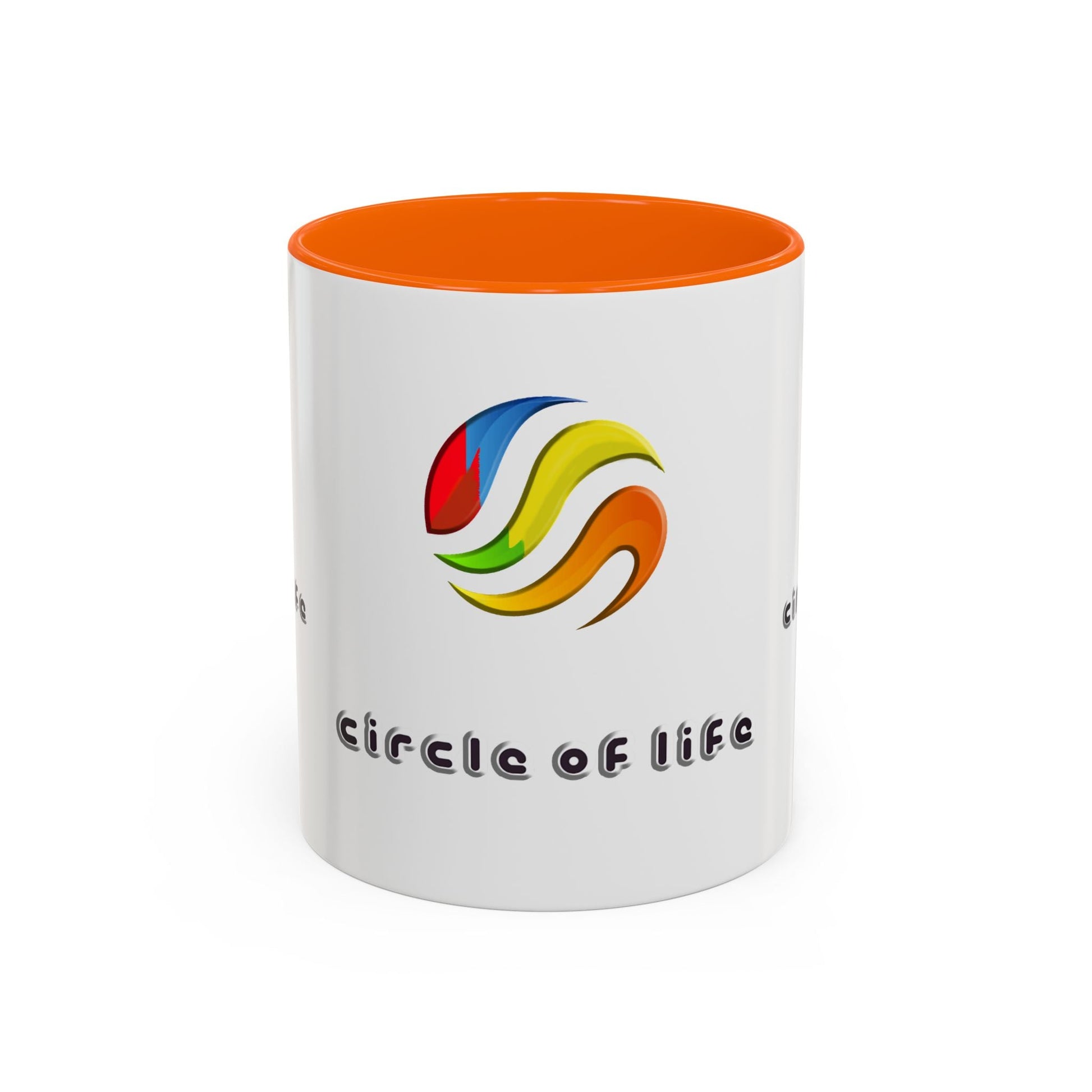 Accent Coffee Mug - (11, 15oz) Circle of Life Stylish Ceramic Mug