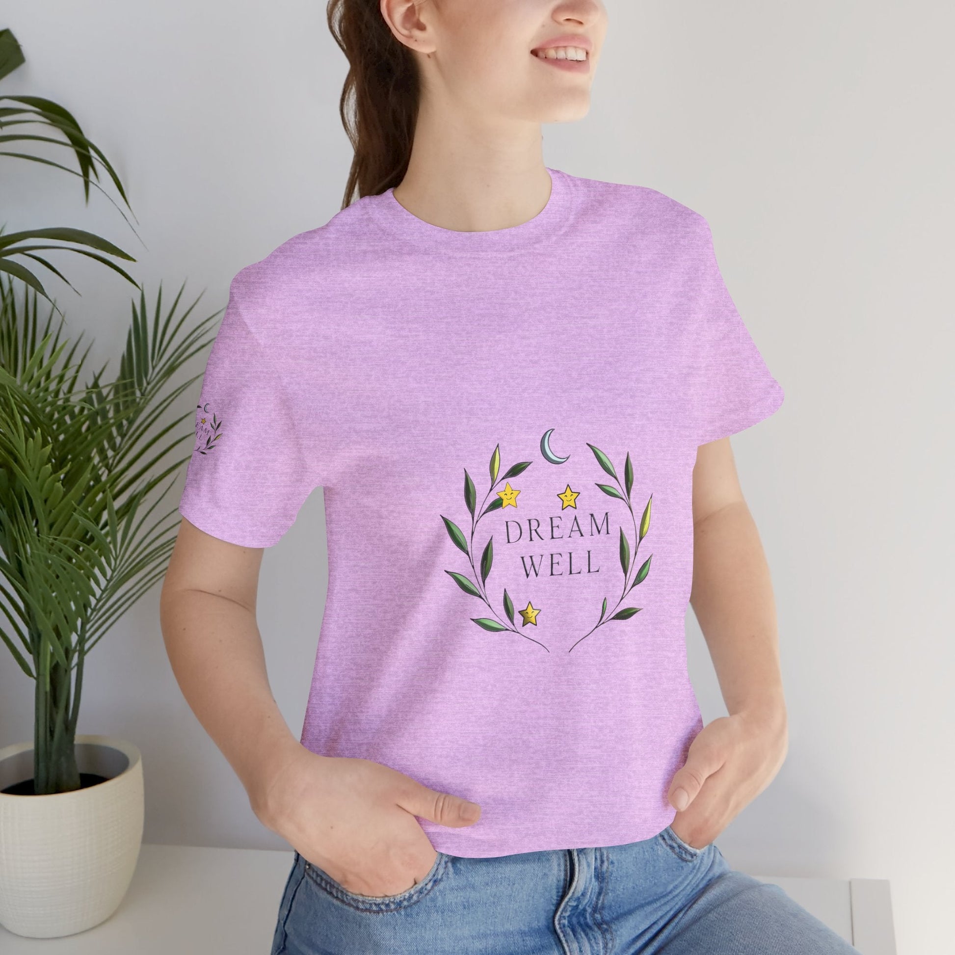 Dream Well Unisex Jersey T-shirt | Relaxed Fit, Care, or Relaxation