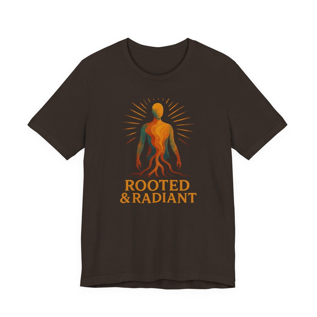 Rooted and Radiant T-shirt | Nature-Inspired Unisex Short Sleeve Tee