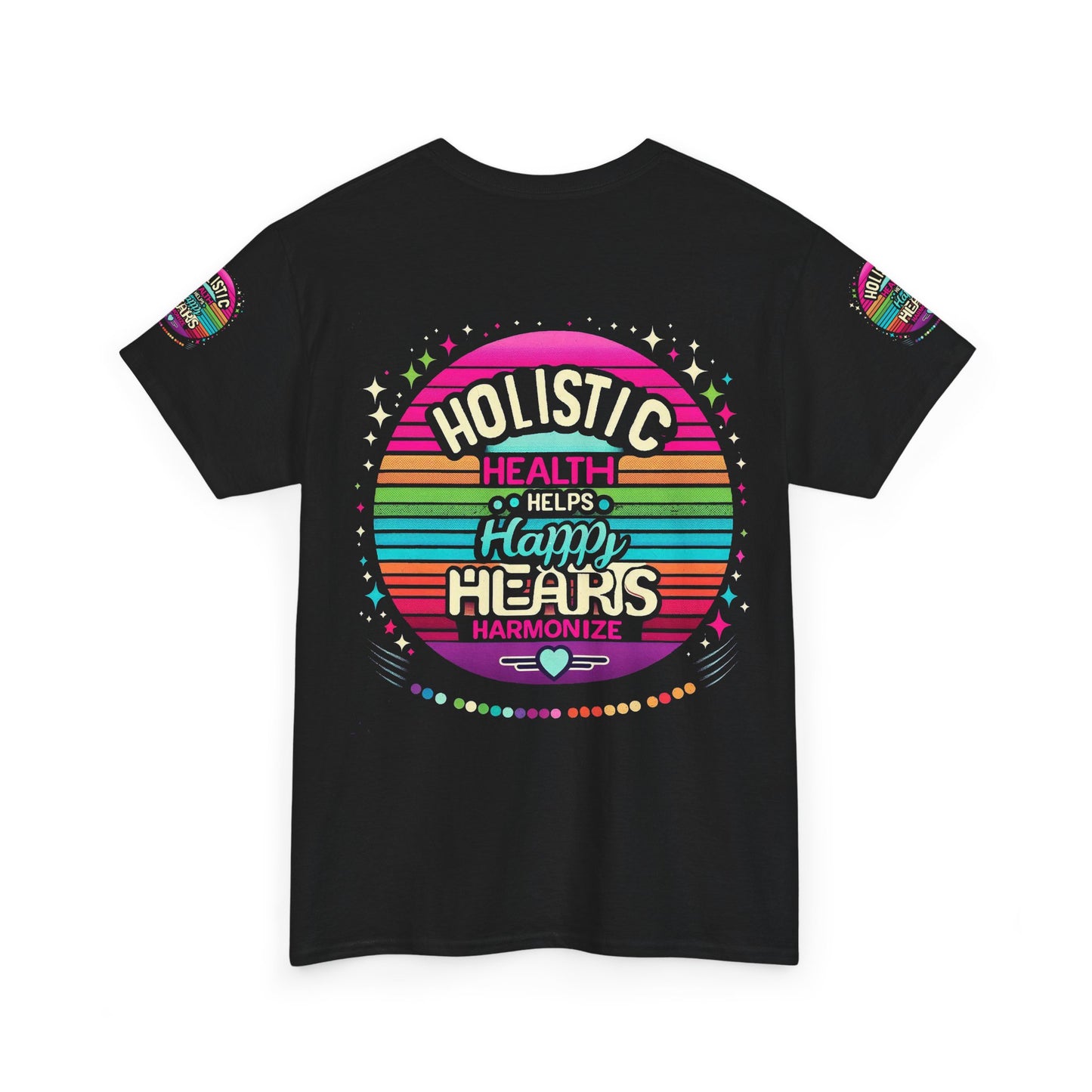 Unisex Heavy Cotton Tee " Holistic Health Heals Happy Hearts"