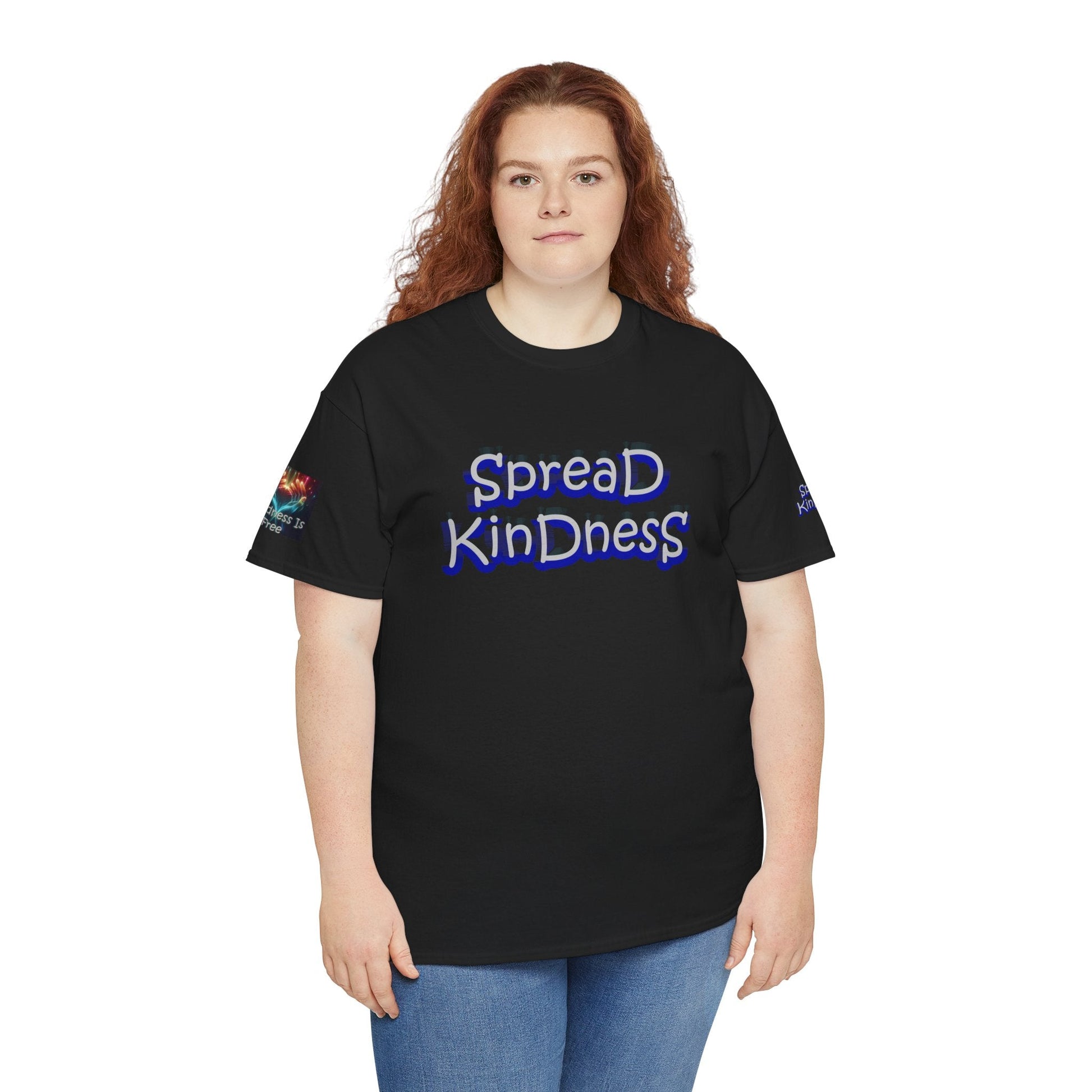 Unisex Heavy Cotton T-shirt - Spread Kindness - Kindness Is Free