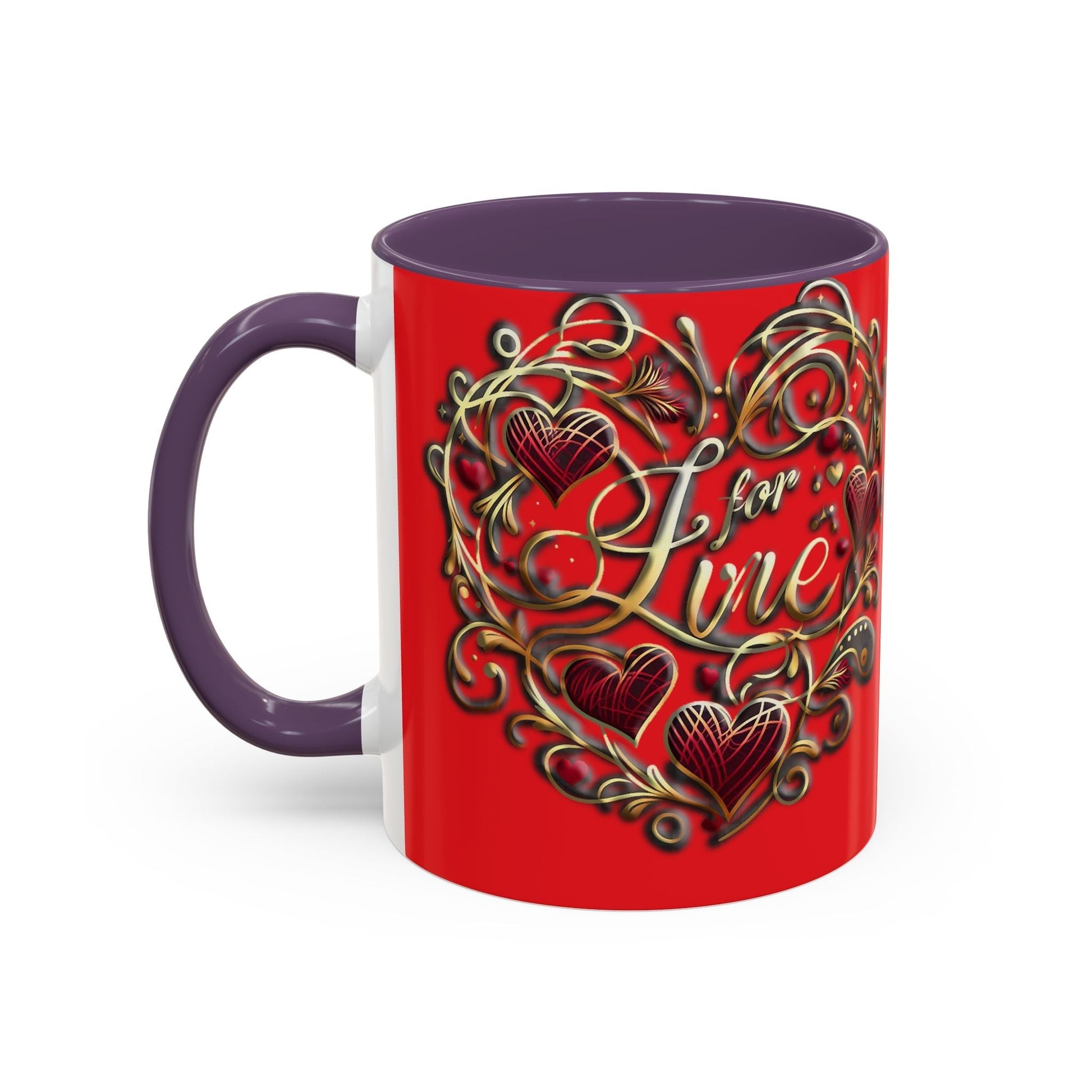 Accent Coffee Mug - (11, 15oz) Valentine Mug Mixed Stylish Ceramic