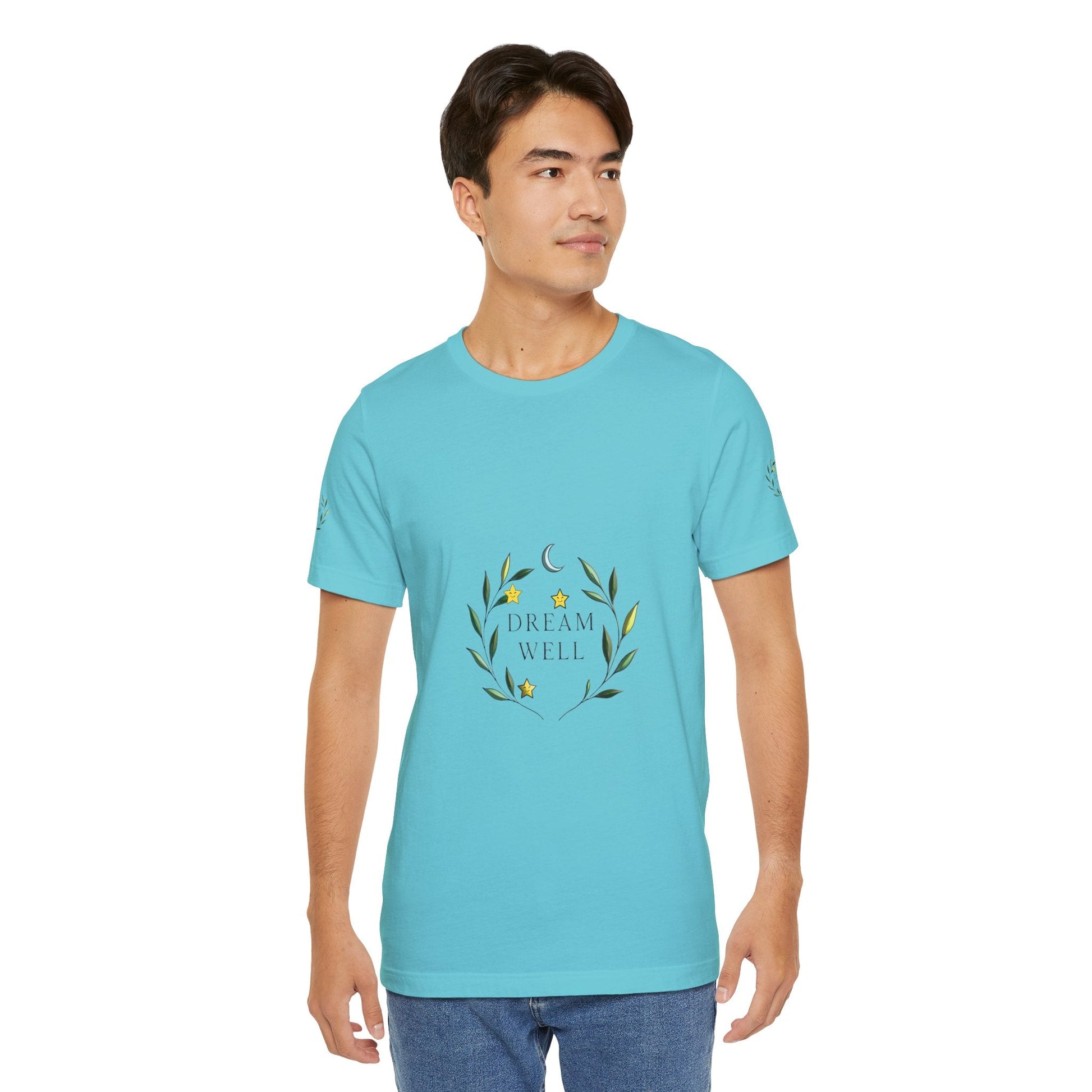 Dream Well Unisex Jersey T-shirt | Relaxed Fit, Care, or Relaxation