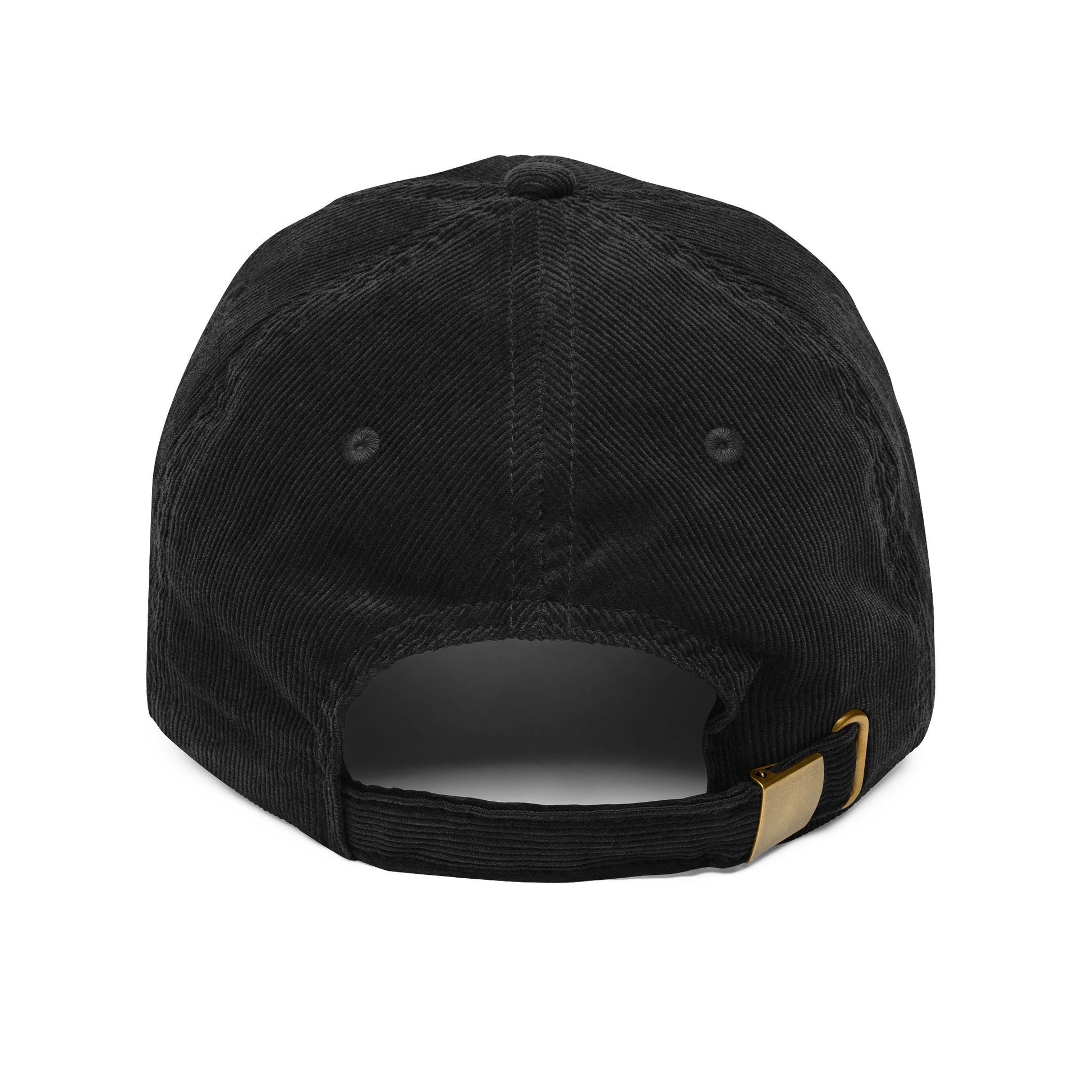 Vintage Corduroy Cap with I AM Embroidery | Trendy Bohemian Hat