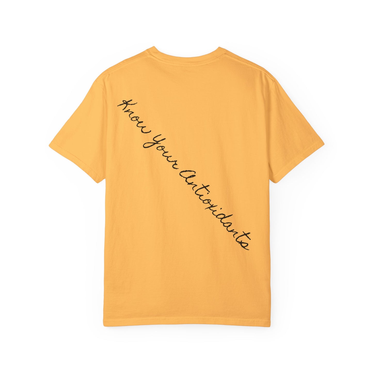 Unisex Garment-Dyed T-shirt" Know Your Antioxidants"