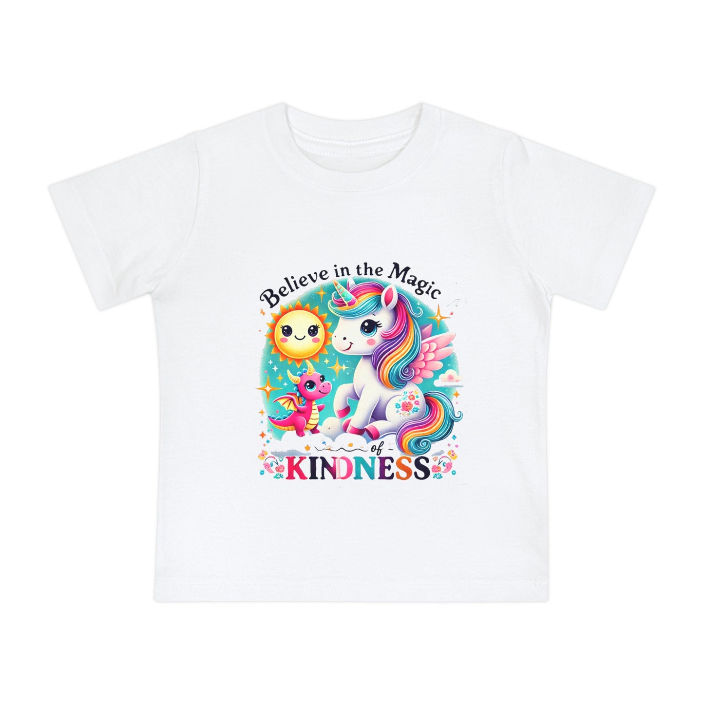 Baby Short Sleeve T-Shirt"Believe in the Magic of Kindness"