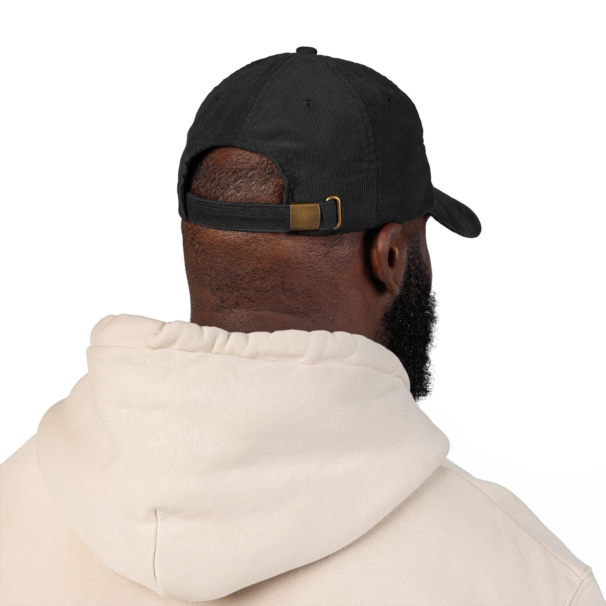 Vintage Corduroy Cap with I AM Embroidery | Trendy Bohemian Hat